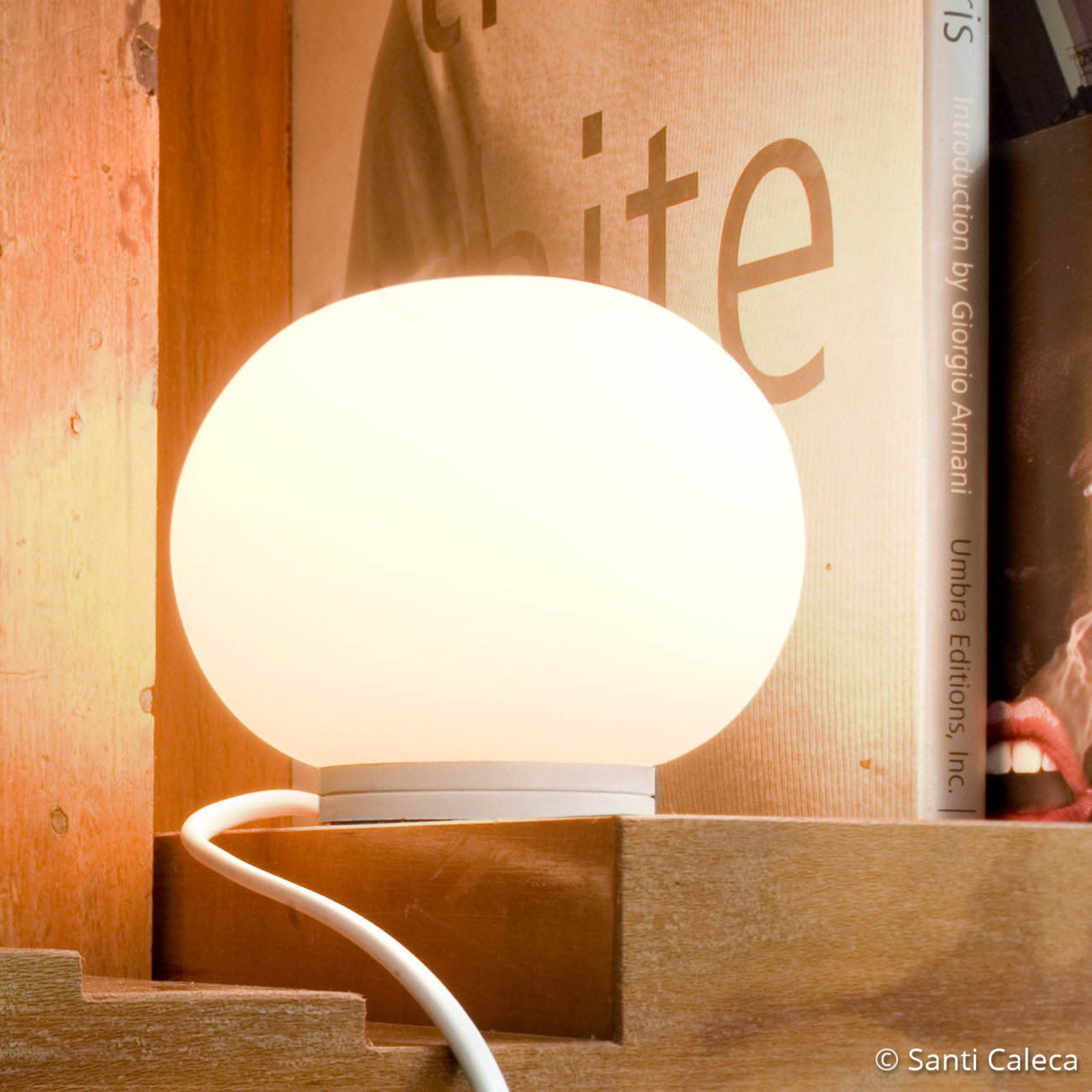 Glo-Ball Basic Zero Tischleuchte m/Dimmer White - Flos