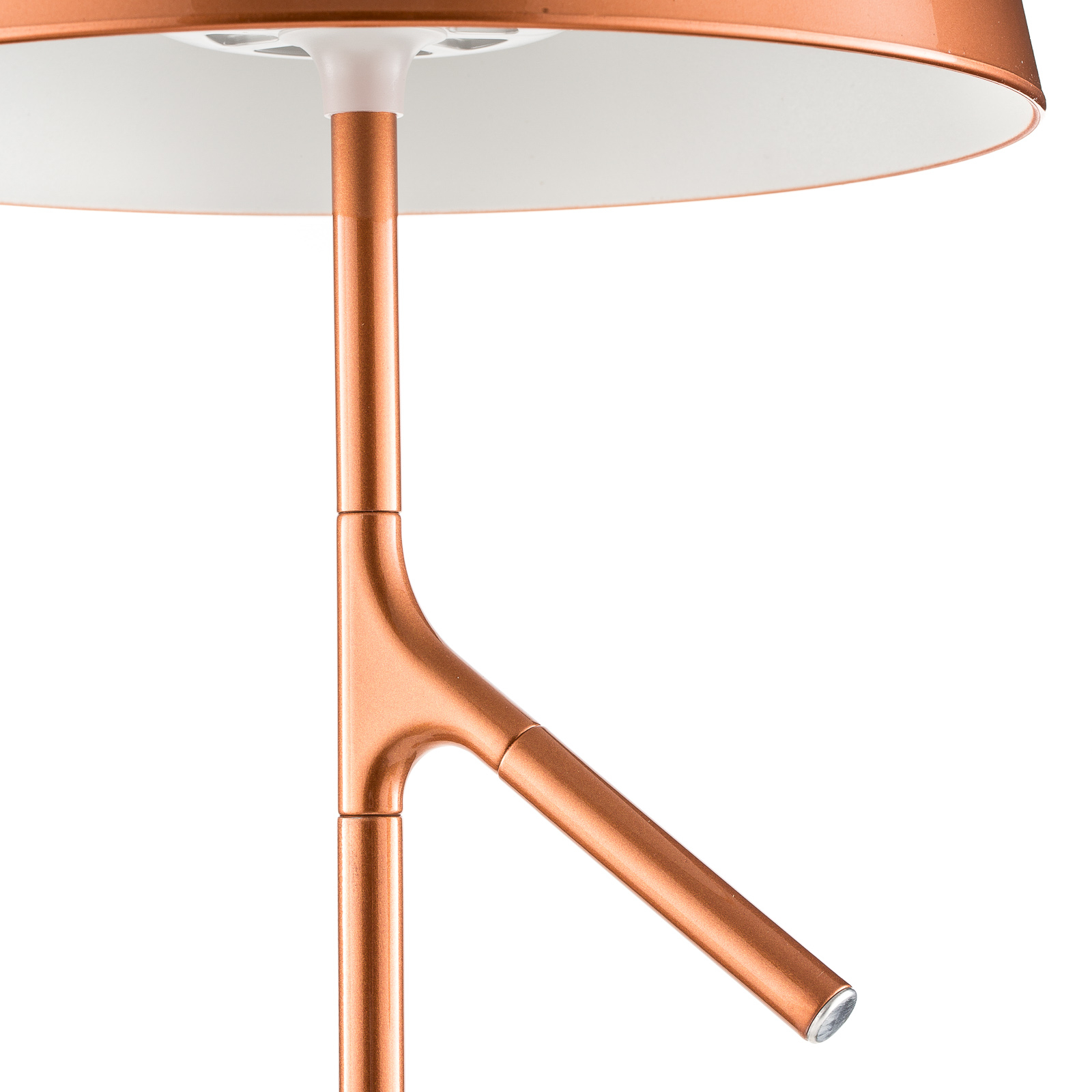 Foscarini Birdie LED Lettura floor lamp, copper