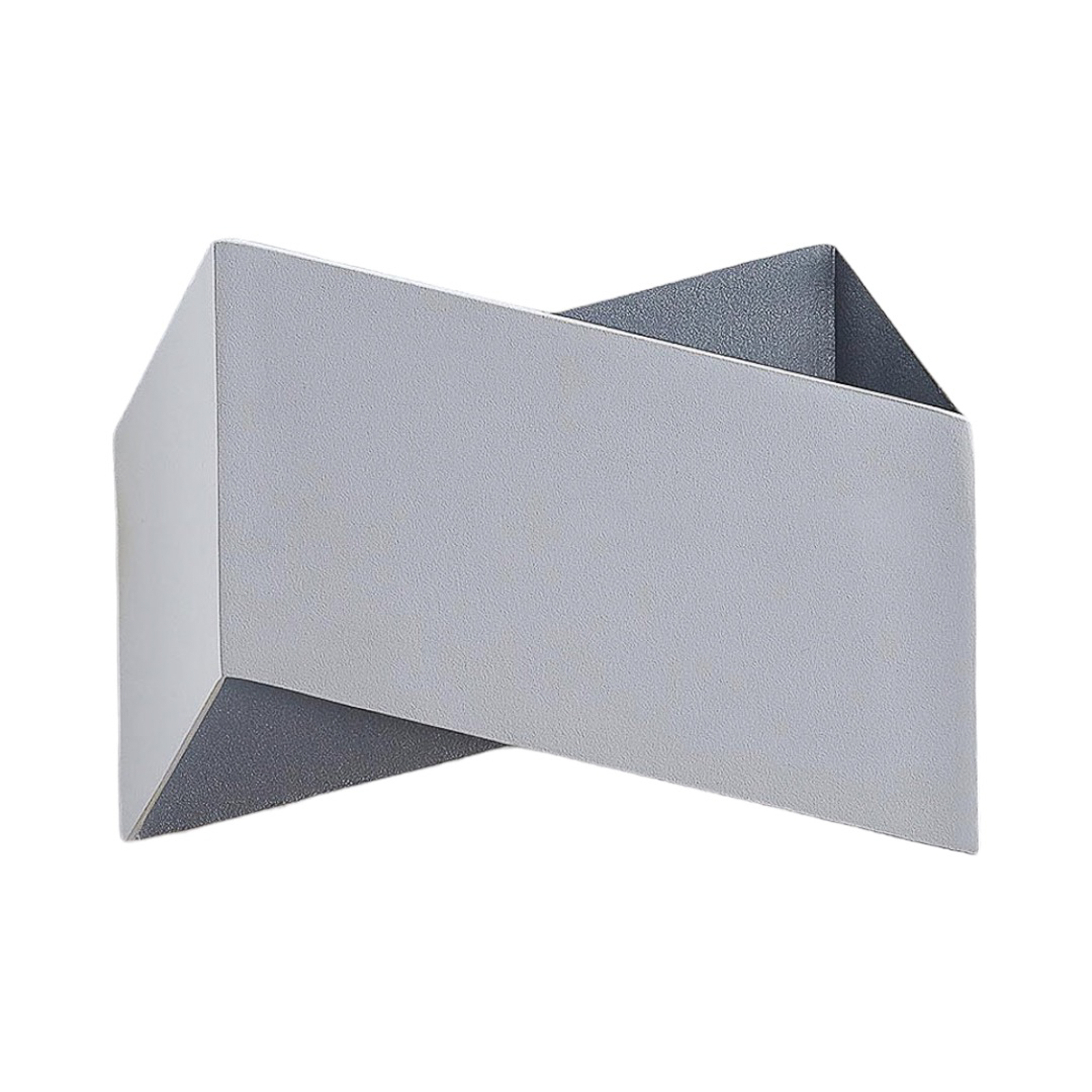 Arcchio Assona wall light, white and silver