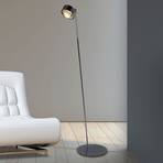 Stojacia lampa LED Puk Maxx Floor Mini, chróm