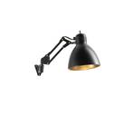 Archi W1 Aplică de Perete Matte Black/Gold - NORDIC LIVING