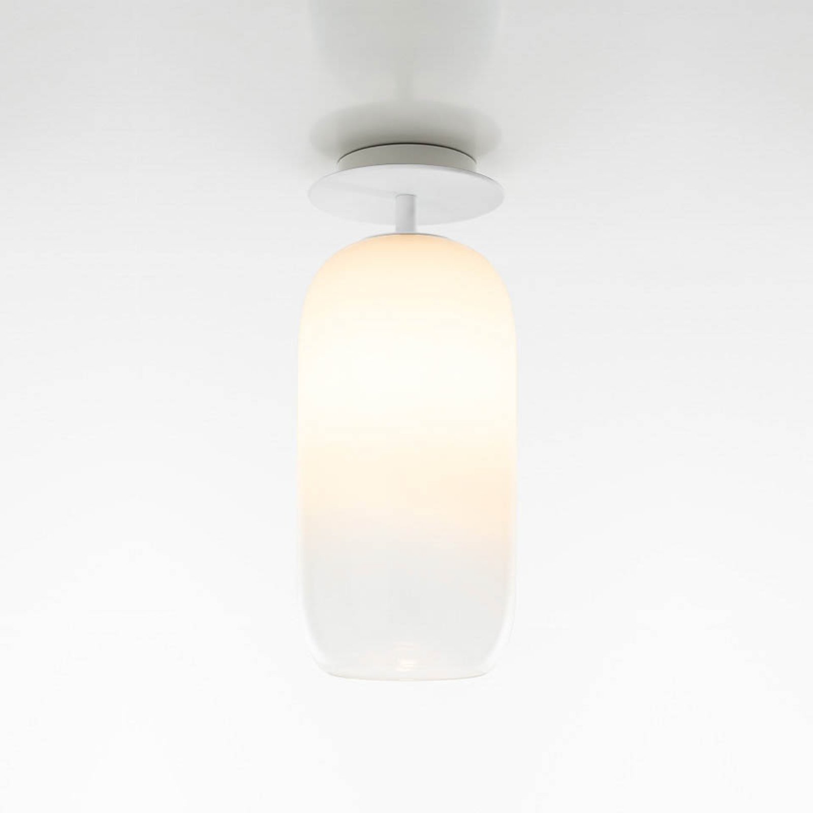 Artemide Gople Mini taklampe, hvit/hvit