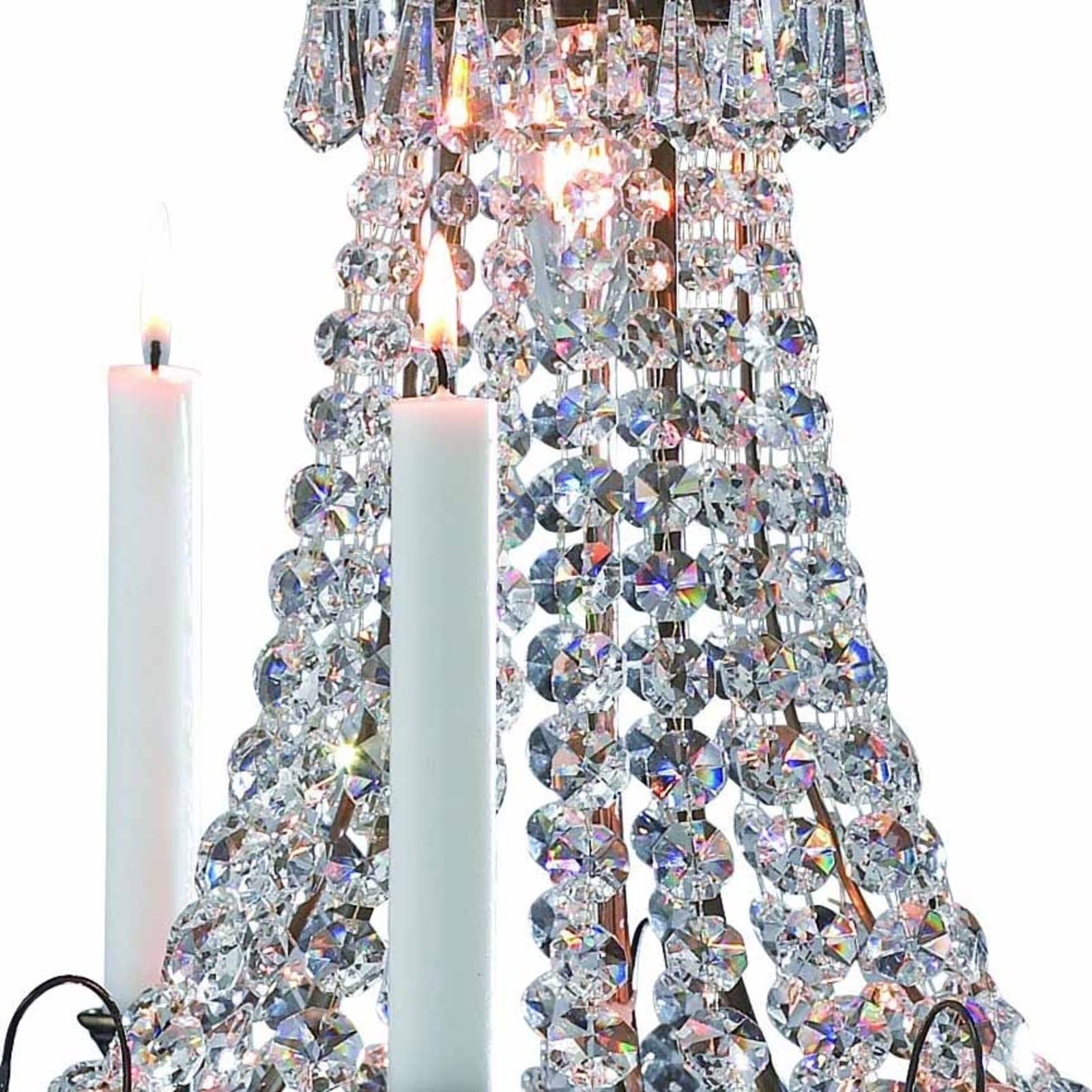 Magnificent candle chandelier Läckö 48 cm