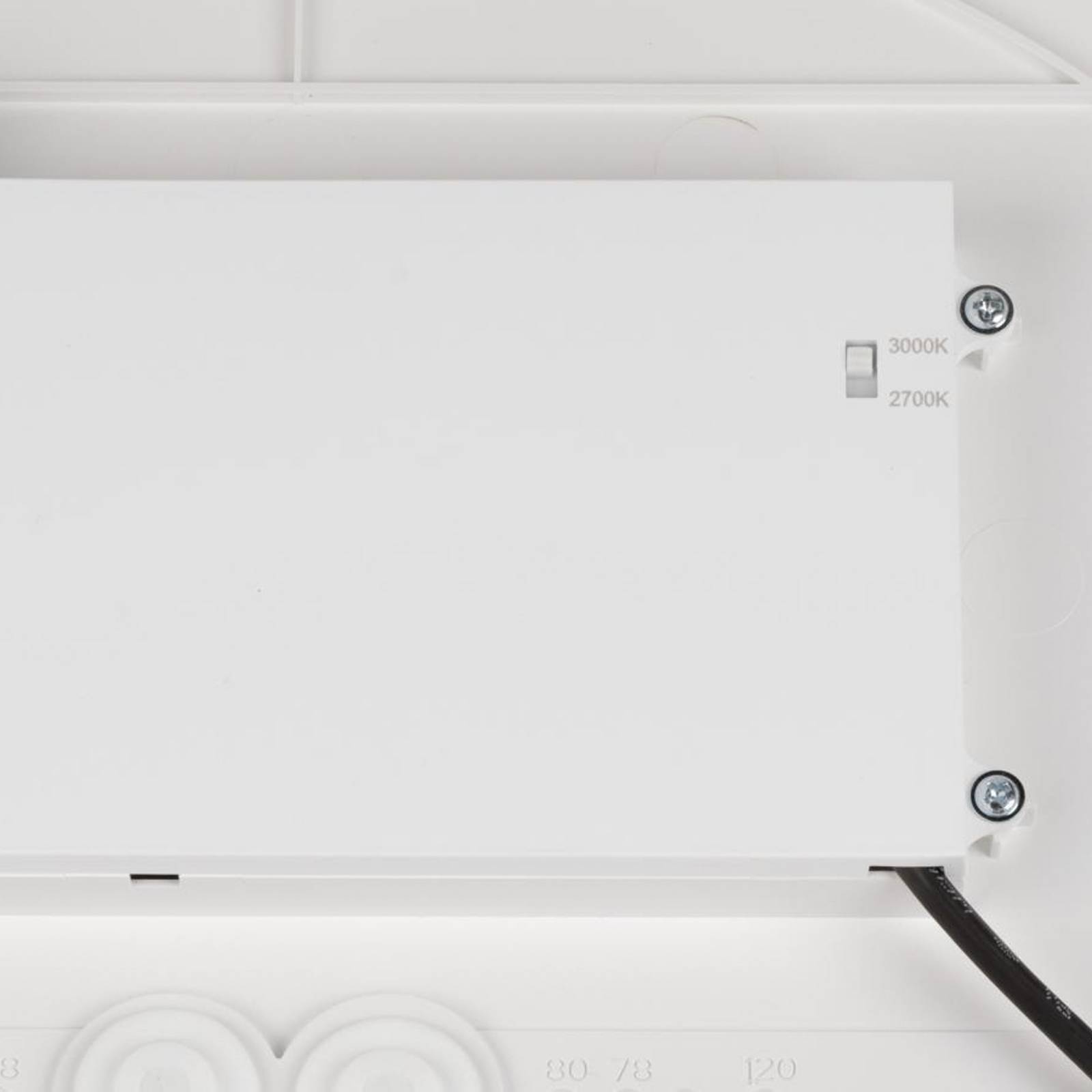 SLV Lampa sufitowa LED Decona, Ø 42 cm, biała,  metal, CCT