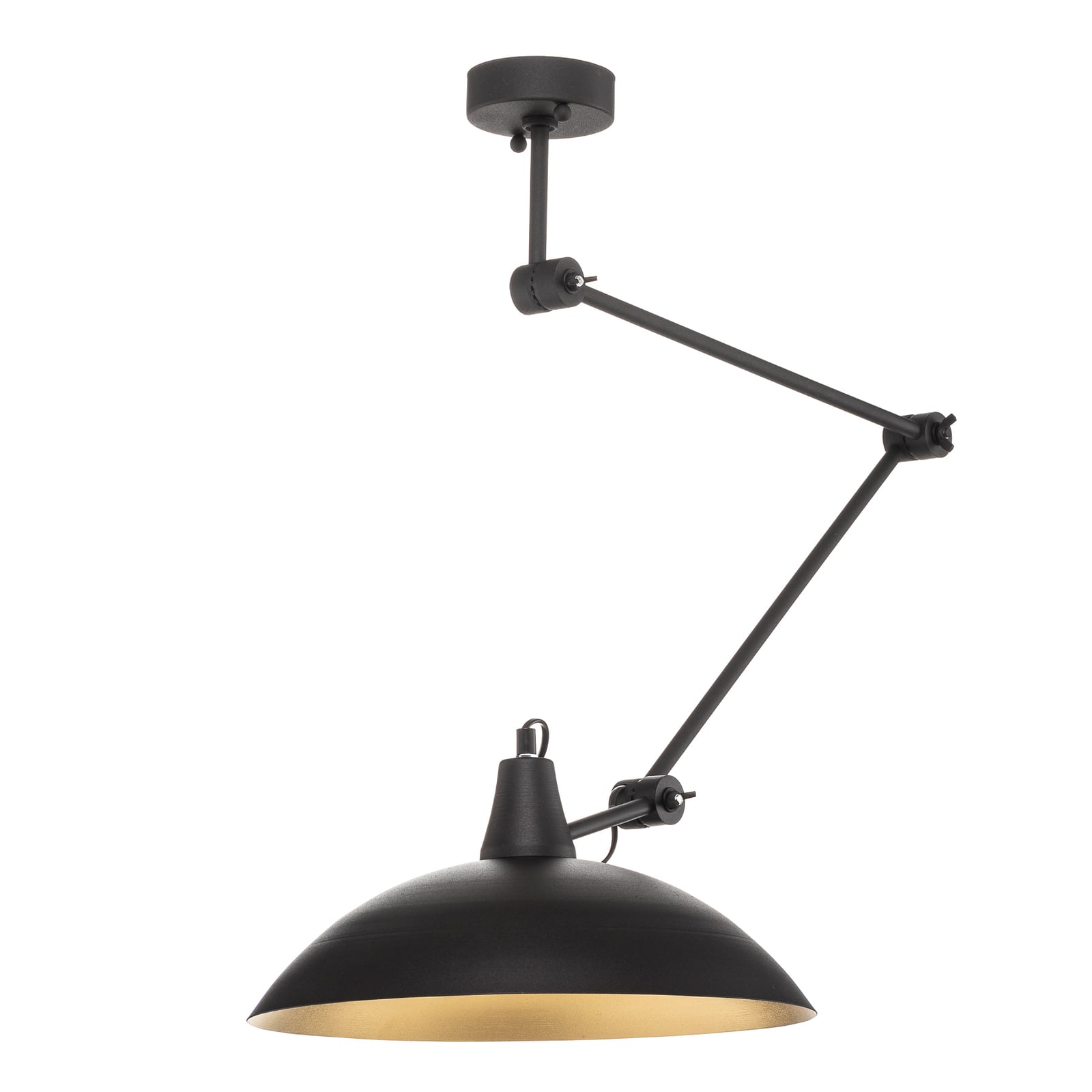 Lampa sufitowa 808, czarna, 1-punktowa, z regulacją – ALDEX