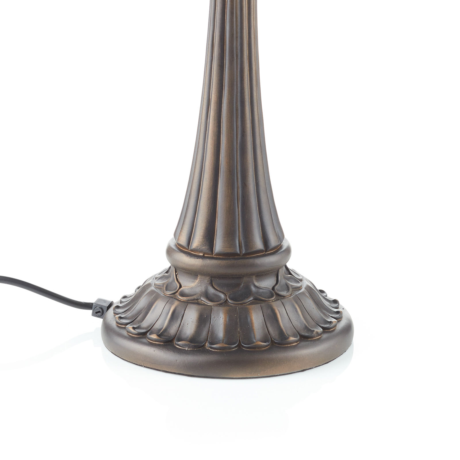Czarująca lampa stołowa Waterlily w stylu Tiffany