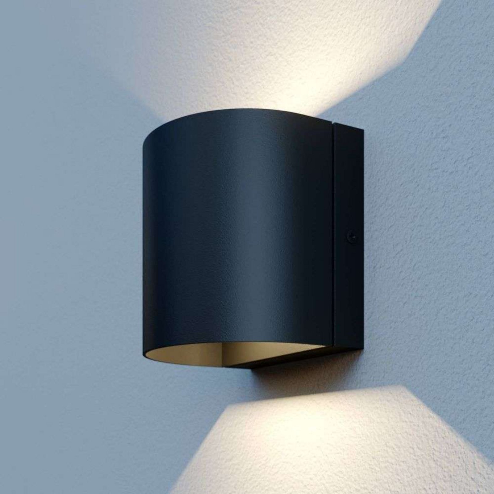 Gladis LED Aplica de Exterior Black - Lindby