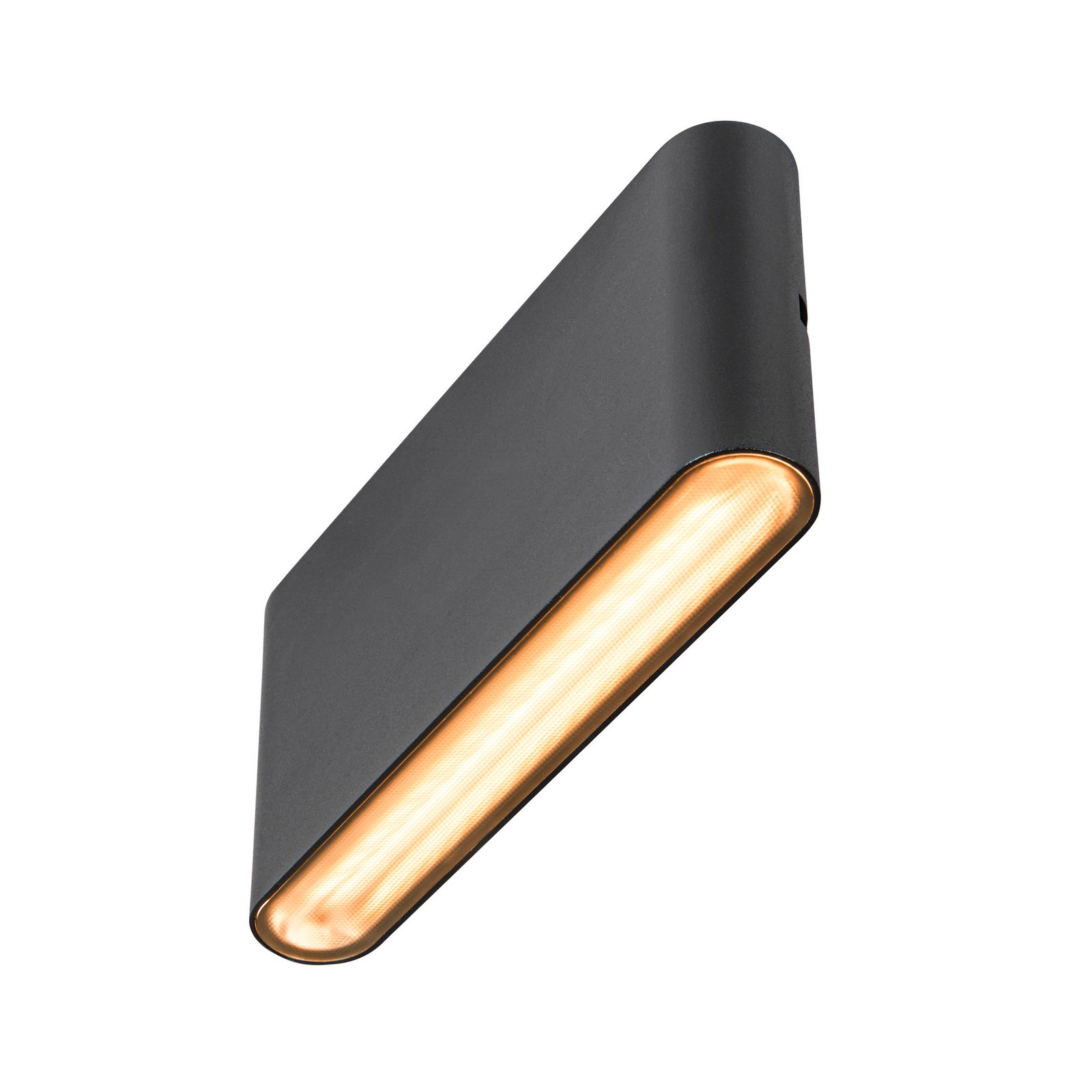 Oval 18 LED Aplique Exterior IP65 Black - SLV