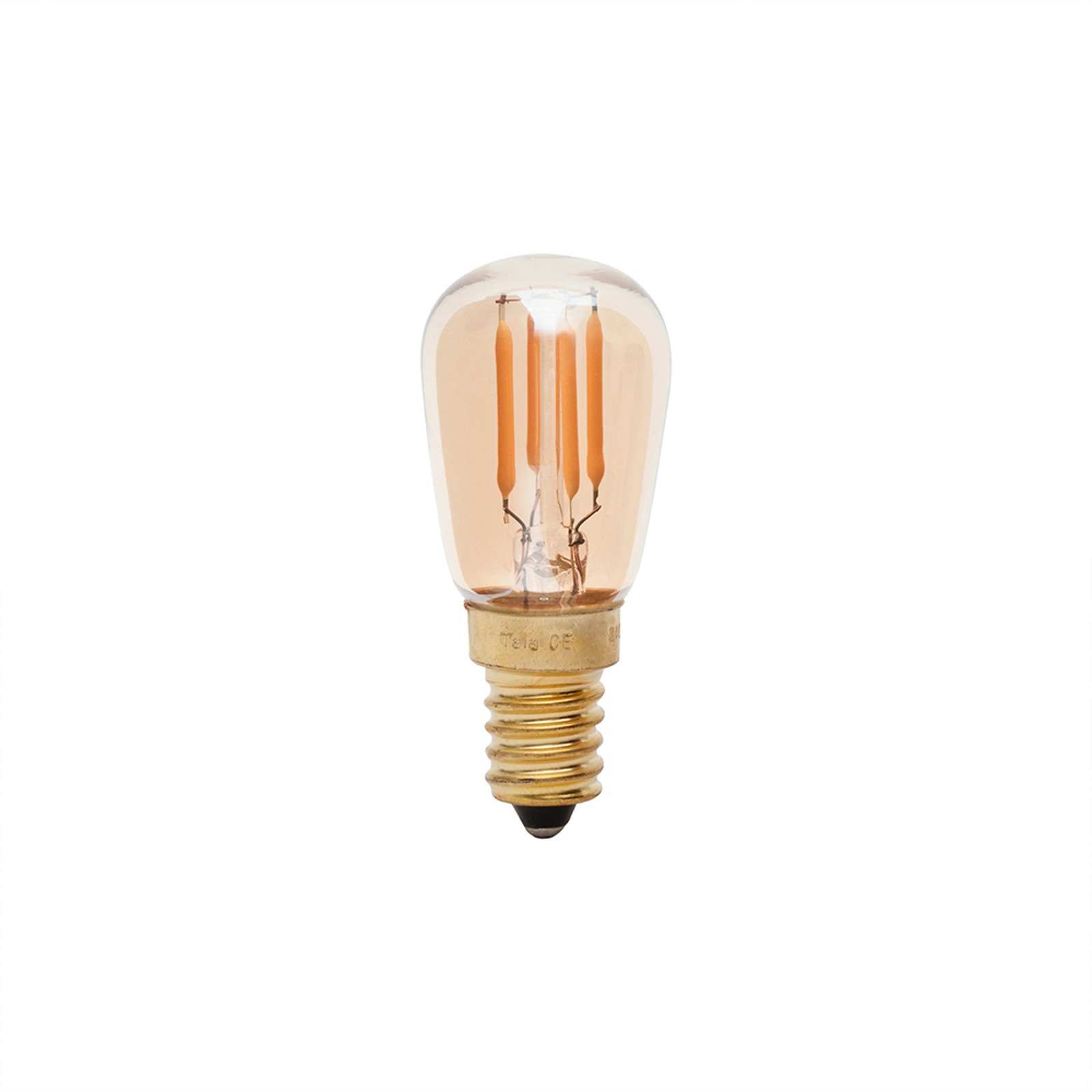 Tala LED lamp E14, 2W, getint glas, 2.200 K, 120 lm