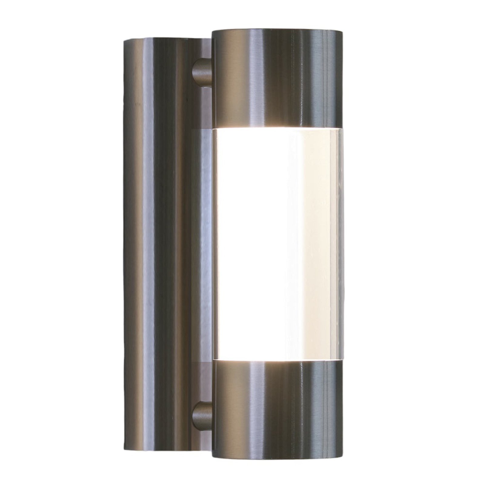 Robledo LED outdoor wall light in stainless steel