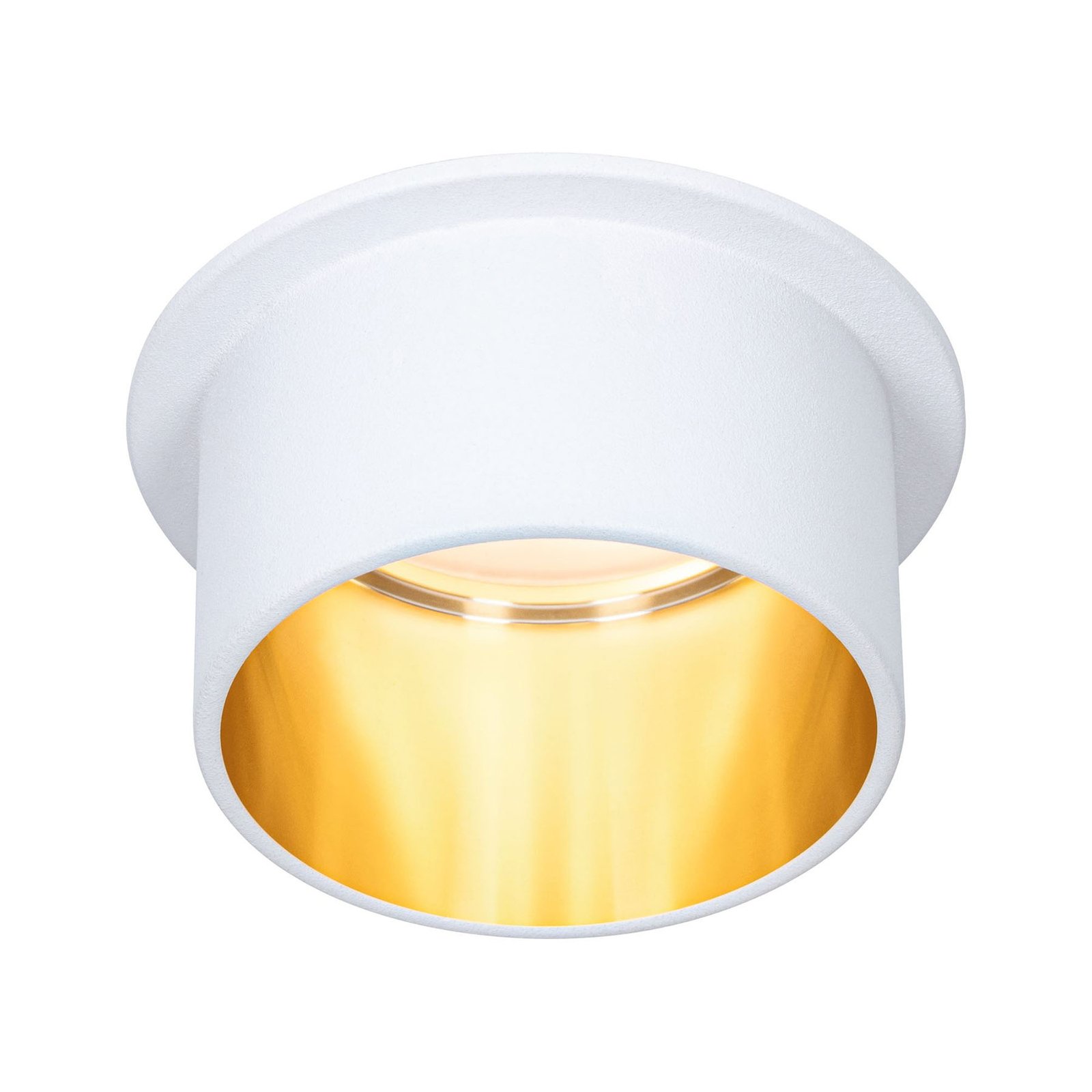 Paulmann Gil LED inbouwlamp mat wit/goud