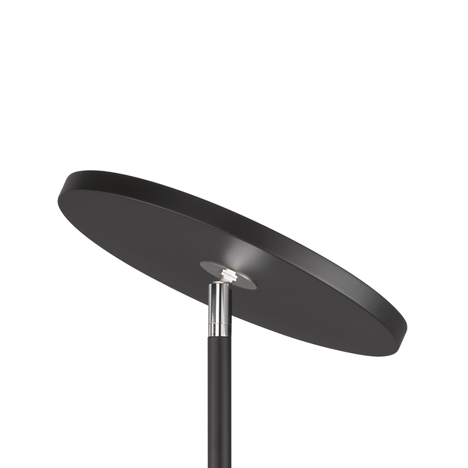 LED floor lamp Bever, black, metal, CCT, dimmable, 180 cm