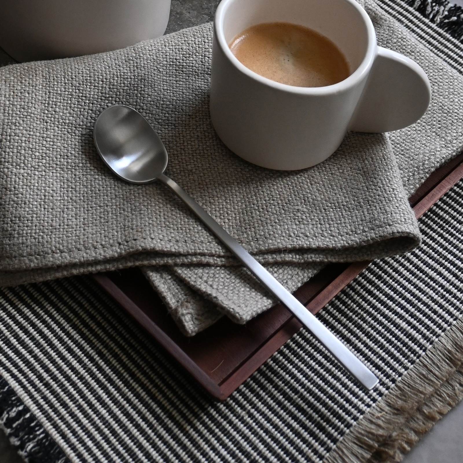 Łyżki Kogei, zestaw 4 sztuki, stal, wysokość 20 cm – 101 Copenhagen