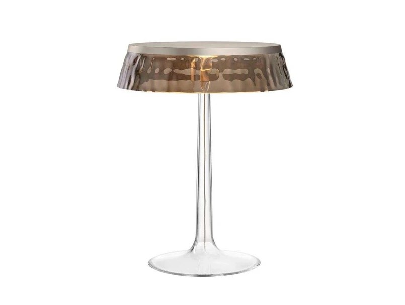 FLOS – Bon Jour T Tischleuchte Matt Chrom/Fumé
