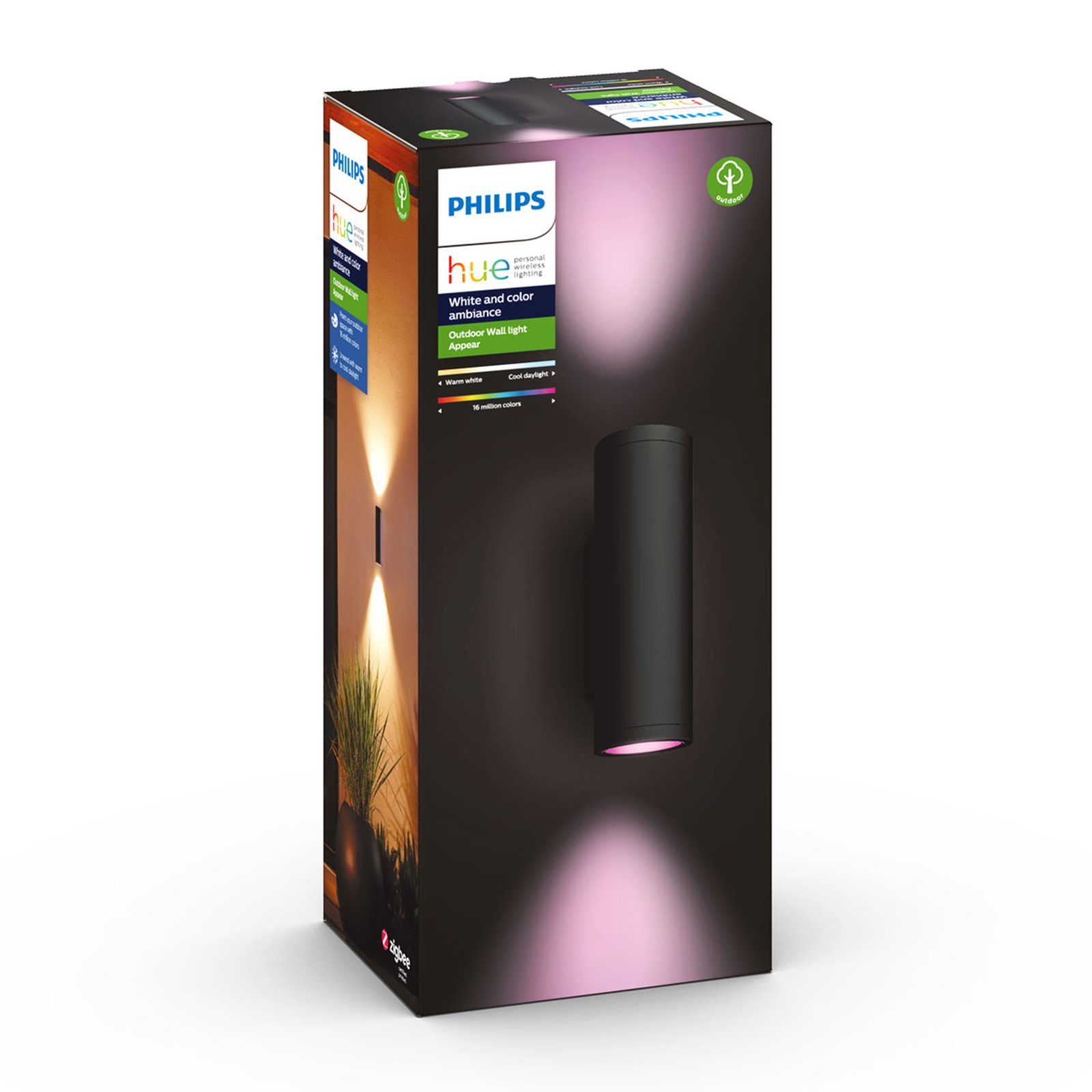 Appear Kültéri Fali Lámpa White/Color Amb. - Philips Hue