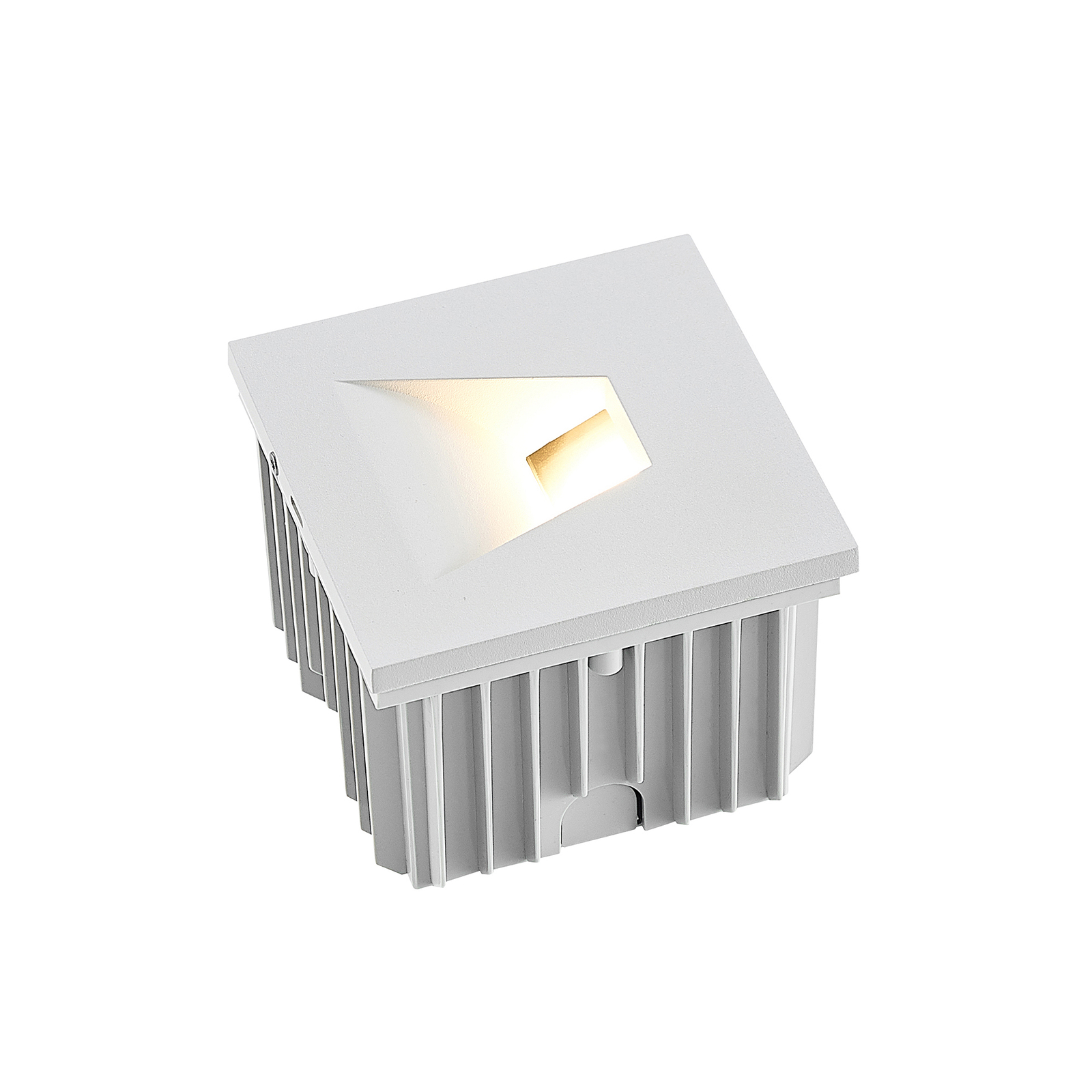 Arcchio Lasca recessed wall light, white, G9, IP65