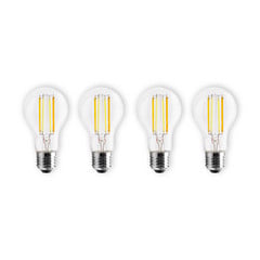 Prios Smart LED Filament E27 7W dimmerabile CCT Tuya set da 4