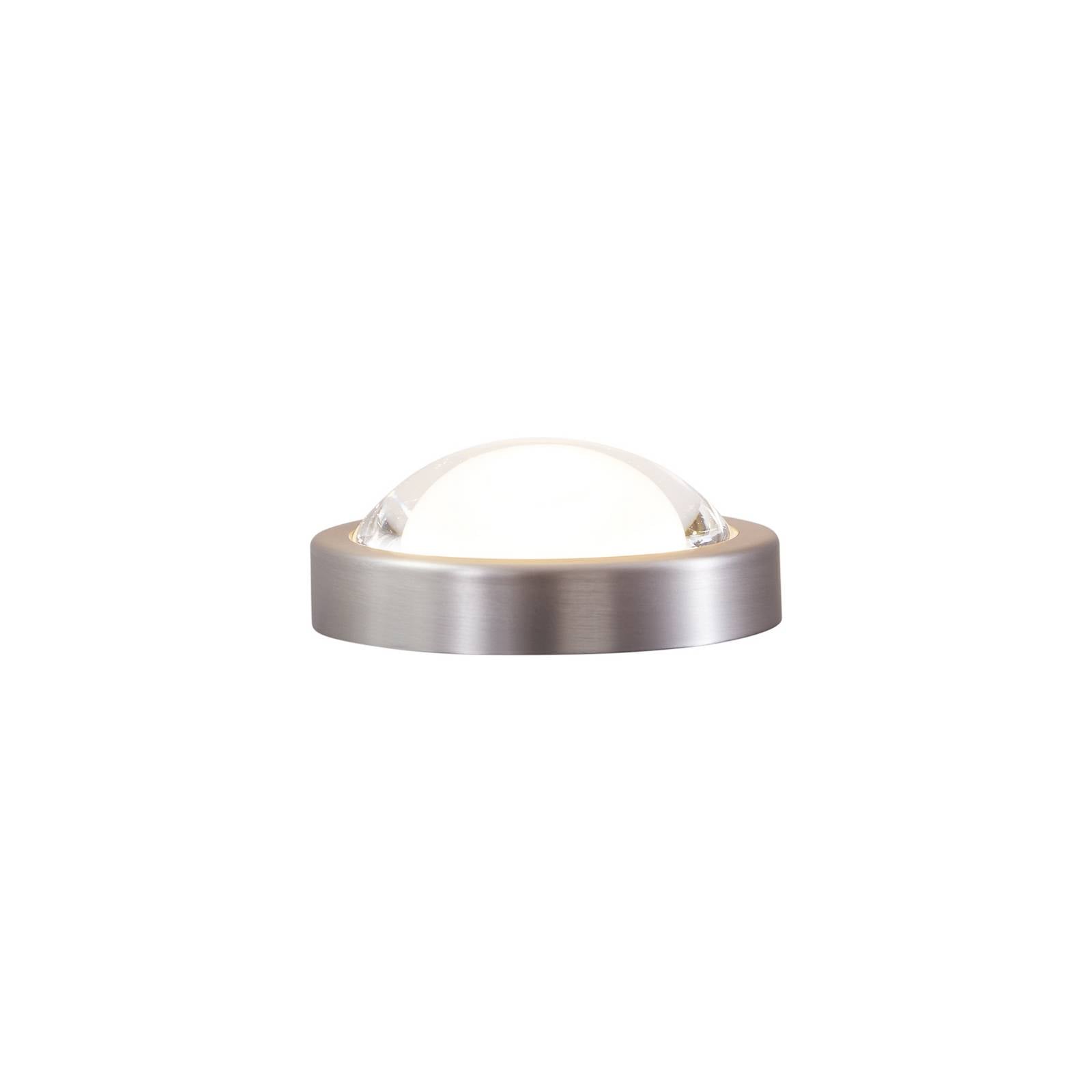 Lindby LED-Lampe, GX53 4,8W, 3000K, nickel, Ø 7,5cm