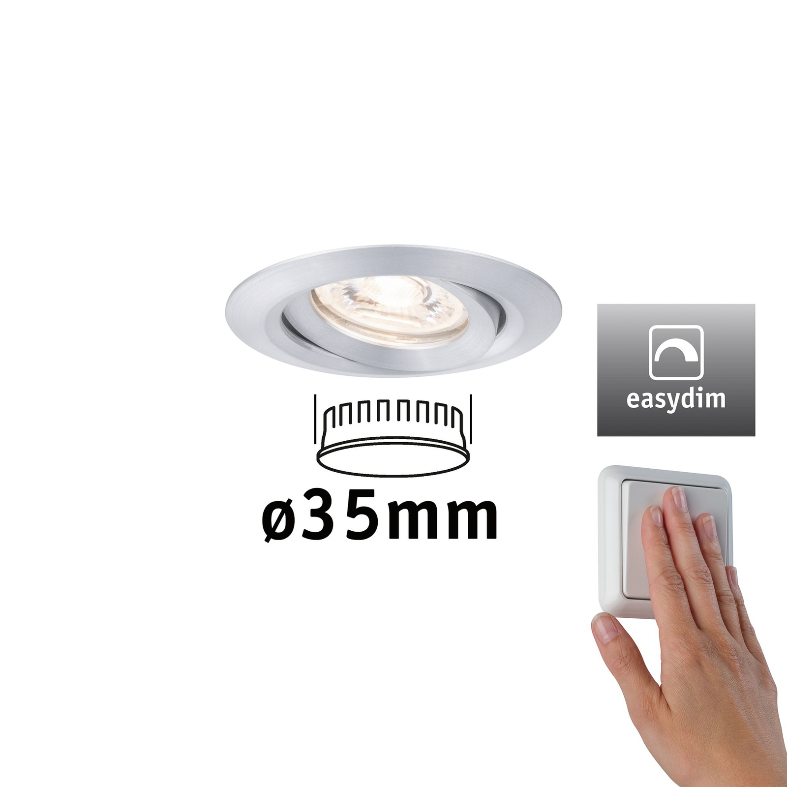 Paulmann Nova mini Plus Einbauspot easydim