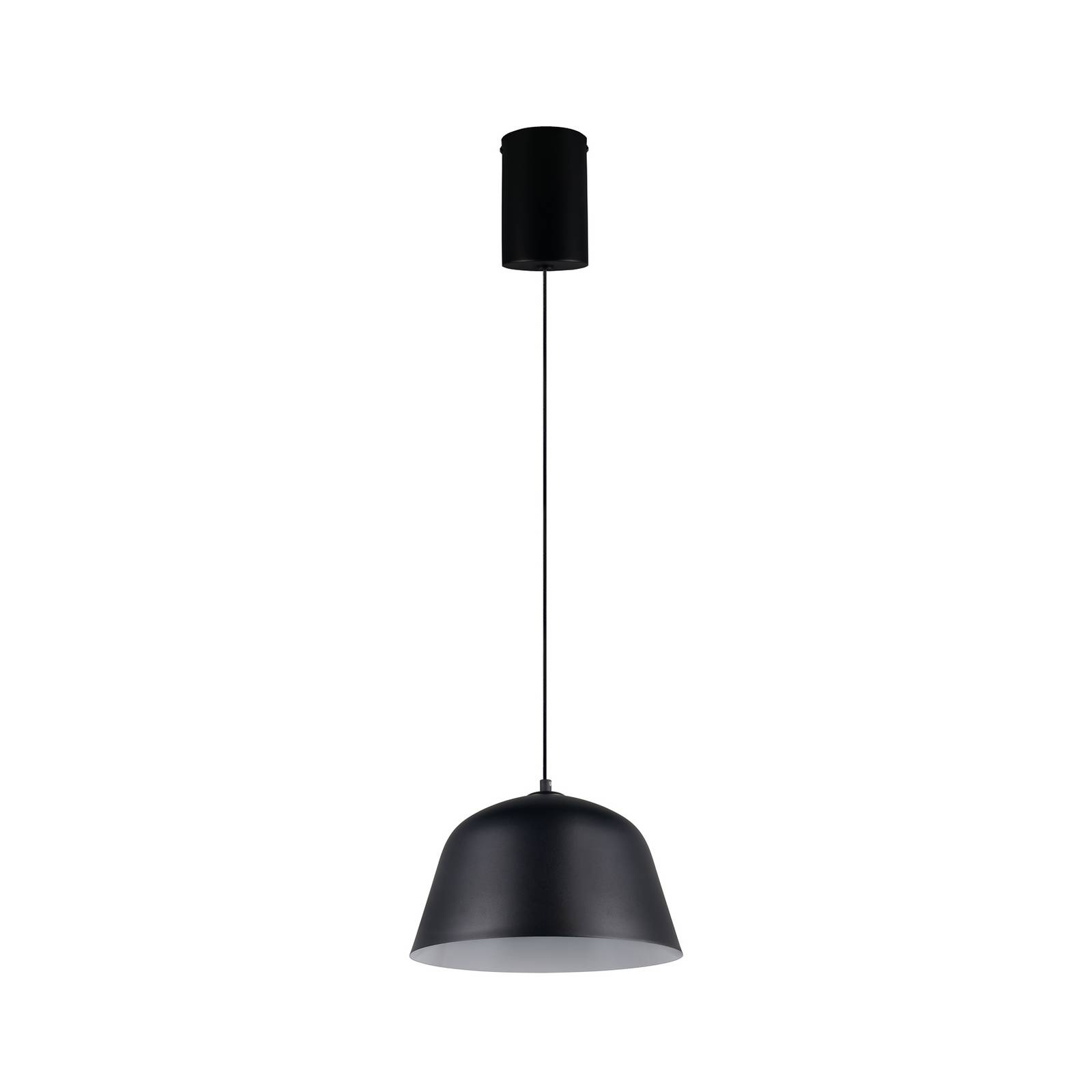 Hängeleuchte Tova, schwarz matt, Ø 30 cm, Metall, E27