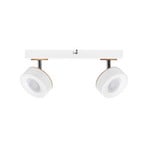 Faretto da soffitto LED OSRAM PLUTO, bianco, 2 faretto in metallo 3.000 K