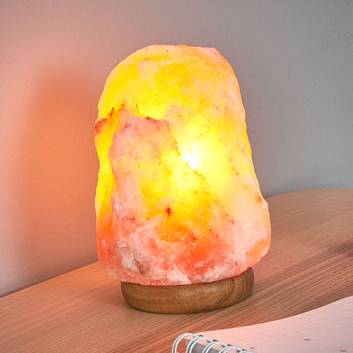 ROCK salt lamp emits wellness light 3 kg