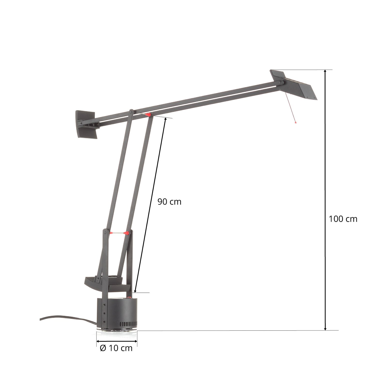 Tizio 35 T Tischleuchte Schwarz - Artemide