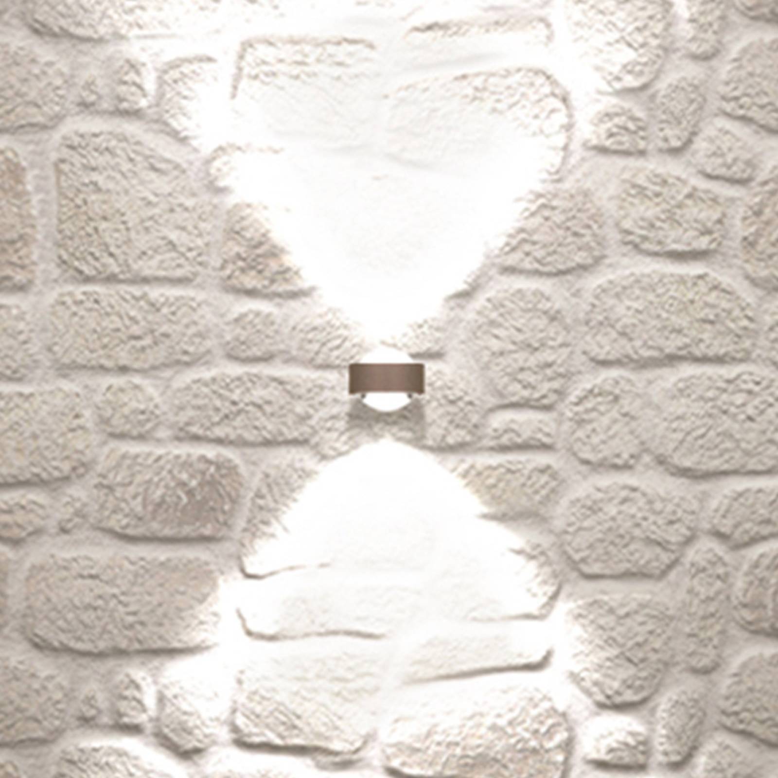 Image of Top Light Puk Mini Wall LED 2x8W Lentilles claires, nickel mat 