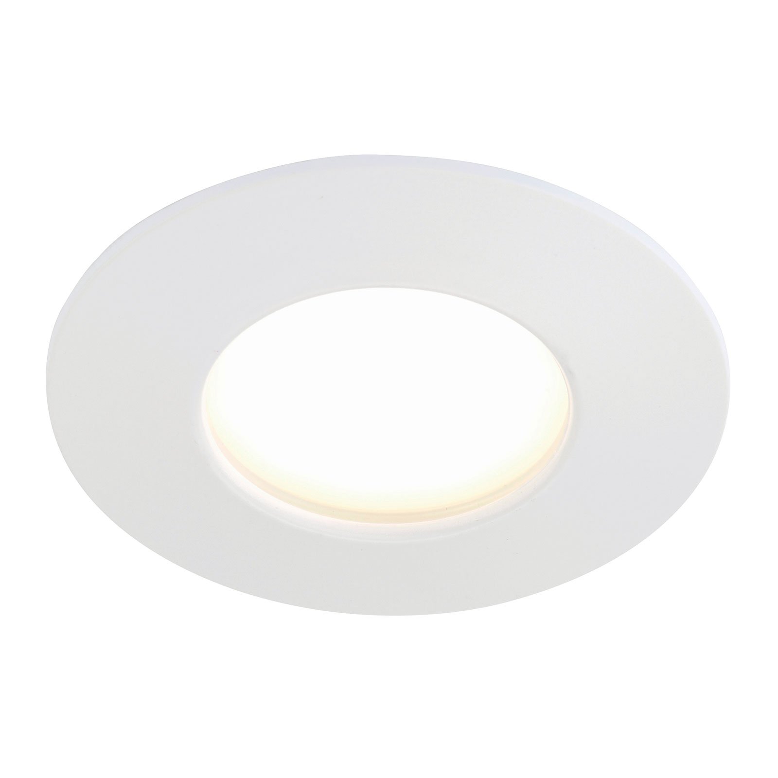 Witte LED inbouwlamp Felia, IP44