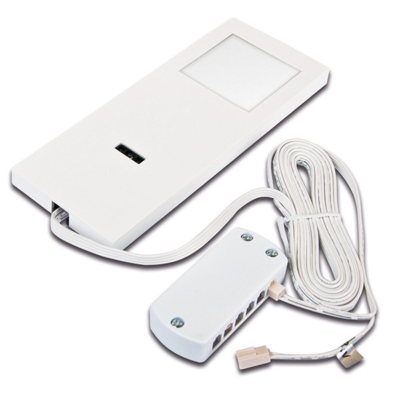 HERA LED Slim-Pad F under-cabinet, dimmer 4,000 K white, for Kitchen, plastic, 5 W, energy efficiency: A+, L: 18 cm, W: 7 cm, H: 1.1 cm