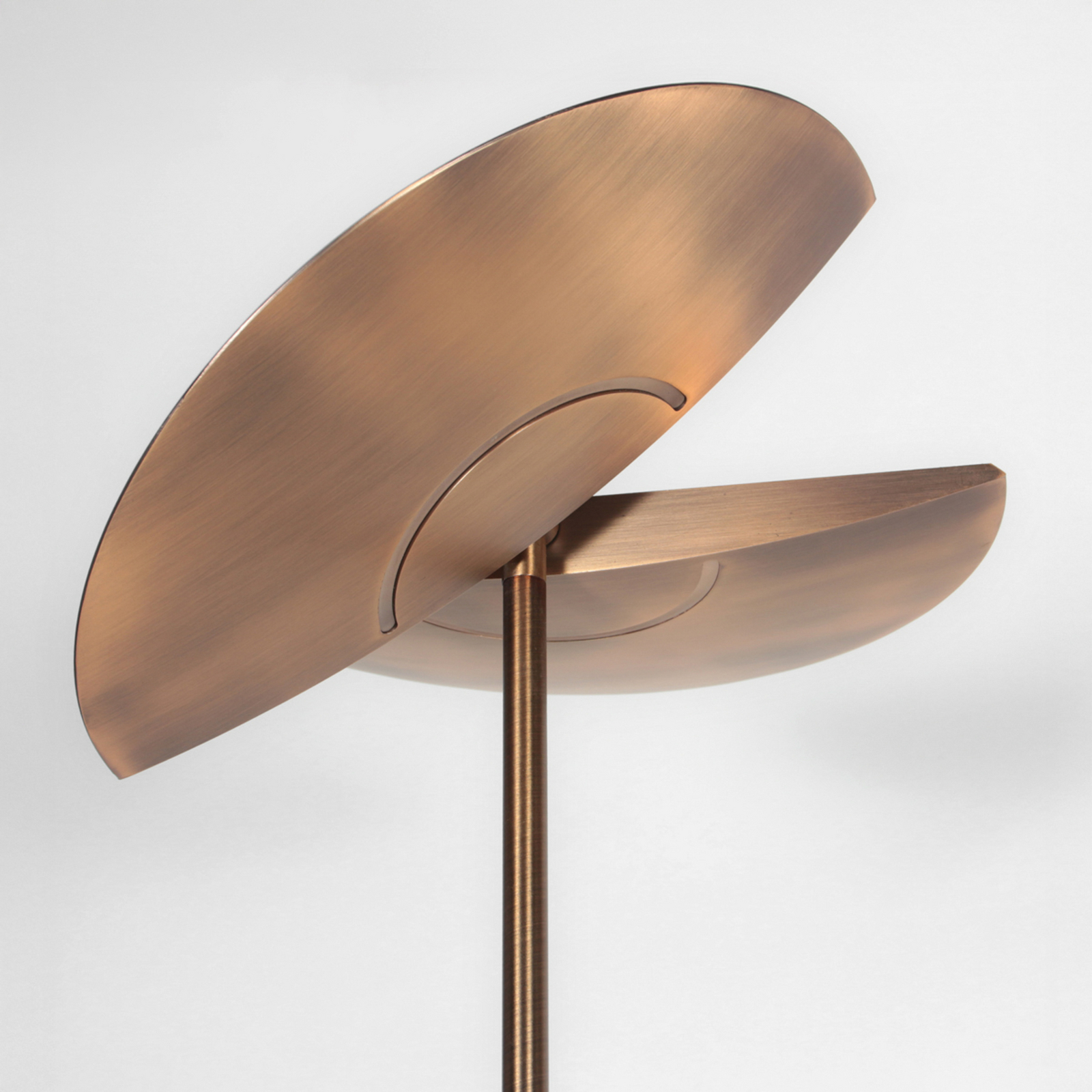 LED vloerlamp Zenith 2 brons, leeslamp, CCT, afstandsbediening
