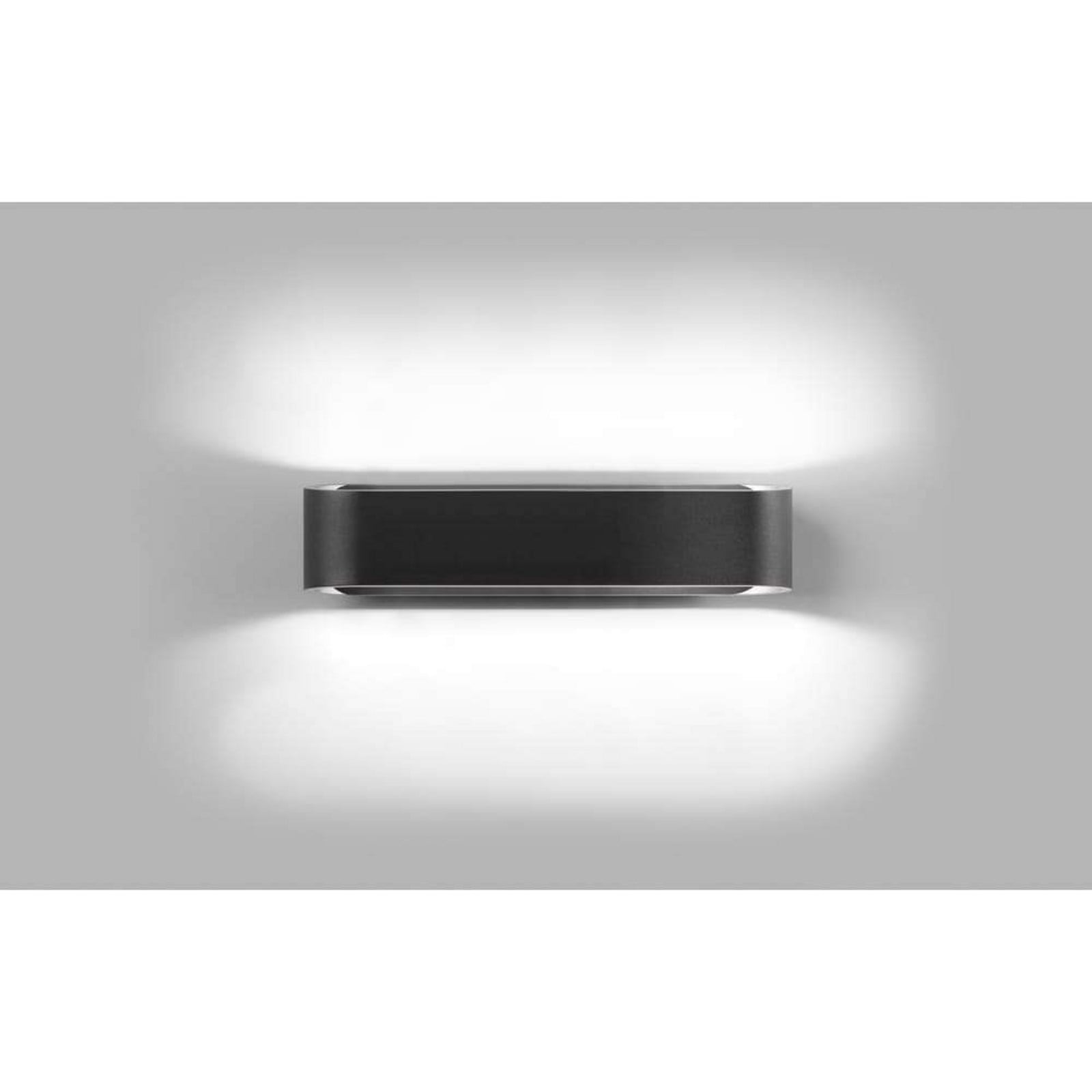 Aura W2 Væglampe 2700/3000K Black LIGHT-POINT - Stue - Aluminium
