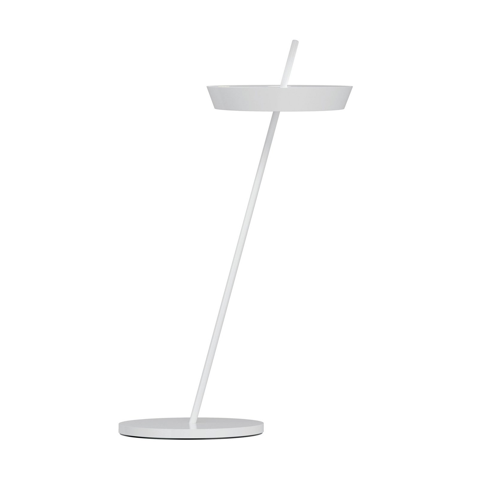 LED-Akku-Tischlampe Mahina, weiß, Höhe 36 cm, Metall, CCT