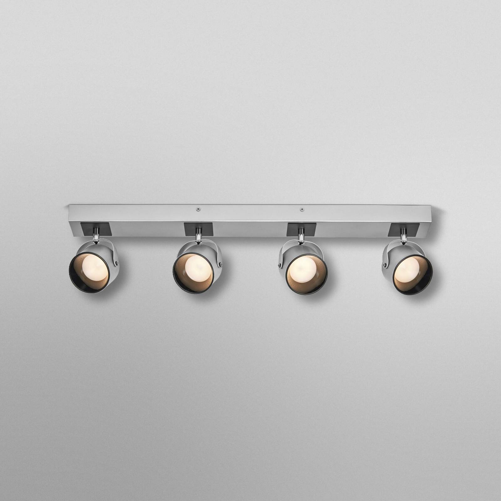 OSRAM LED-Deckenleuchte JUPITER, 4-flammig, silber, Metall günstig online kaufen