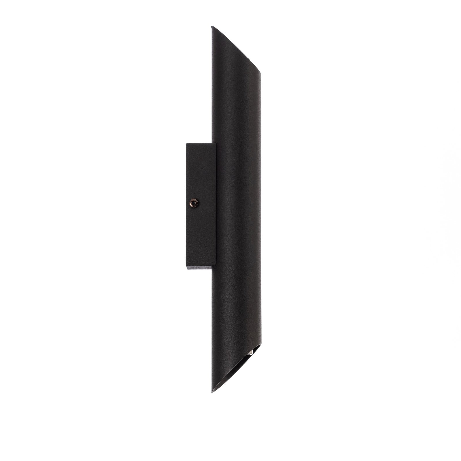 Corte wall light, black, 2-bulb