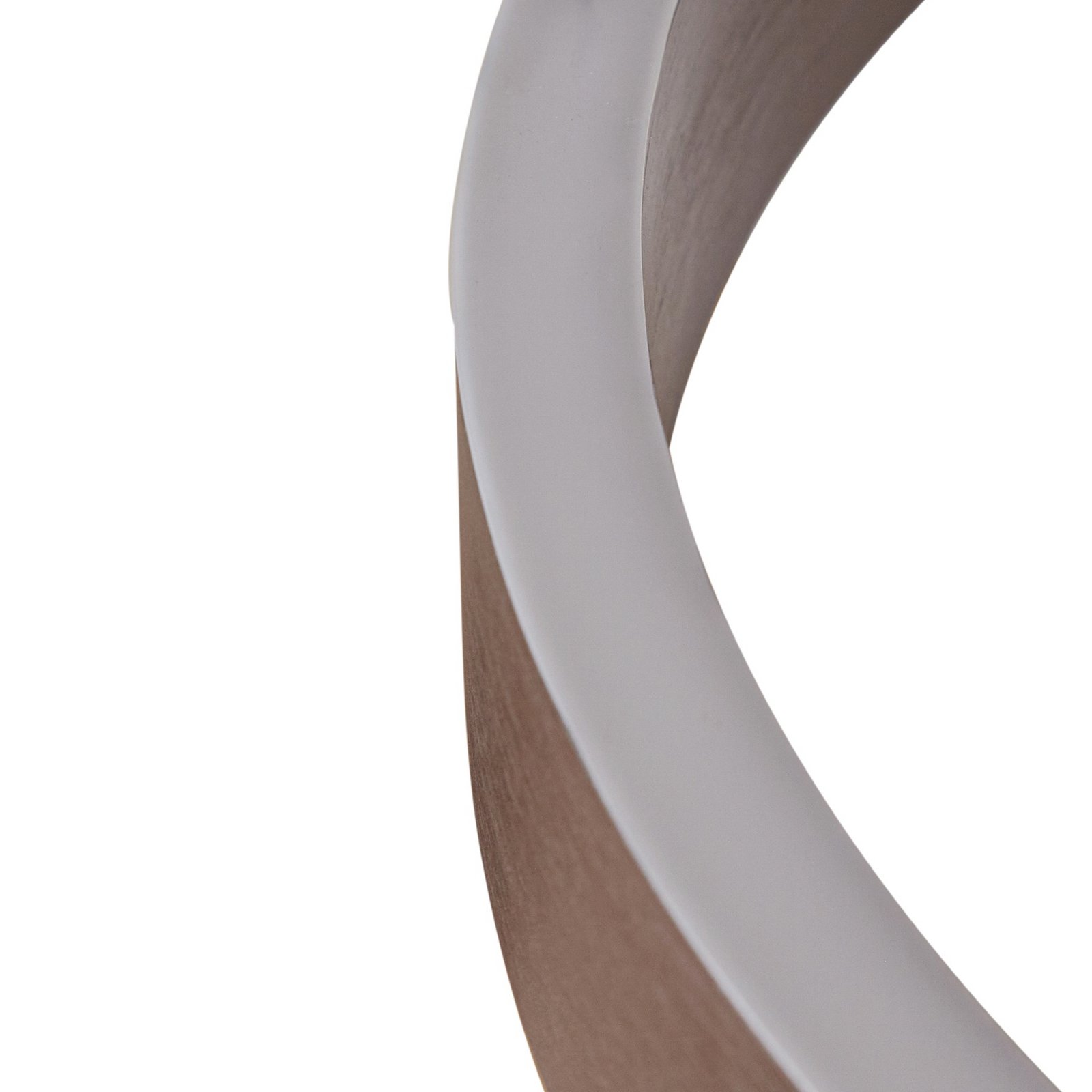 Yonam LED hanglamp, Ø 60 cm, 1-lamp, bruin, CCT - Lucande Yonam LED hanglamp, Ø 60 cm, 1-lamp, bruin, CCT - Lucande