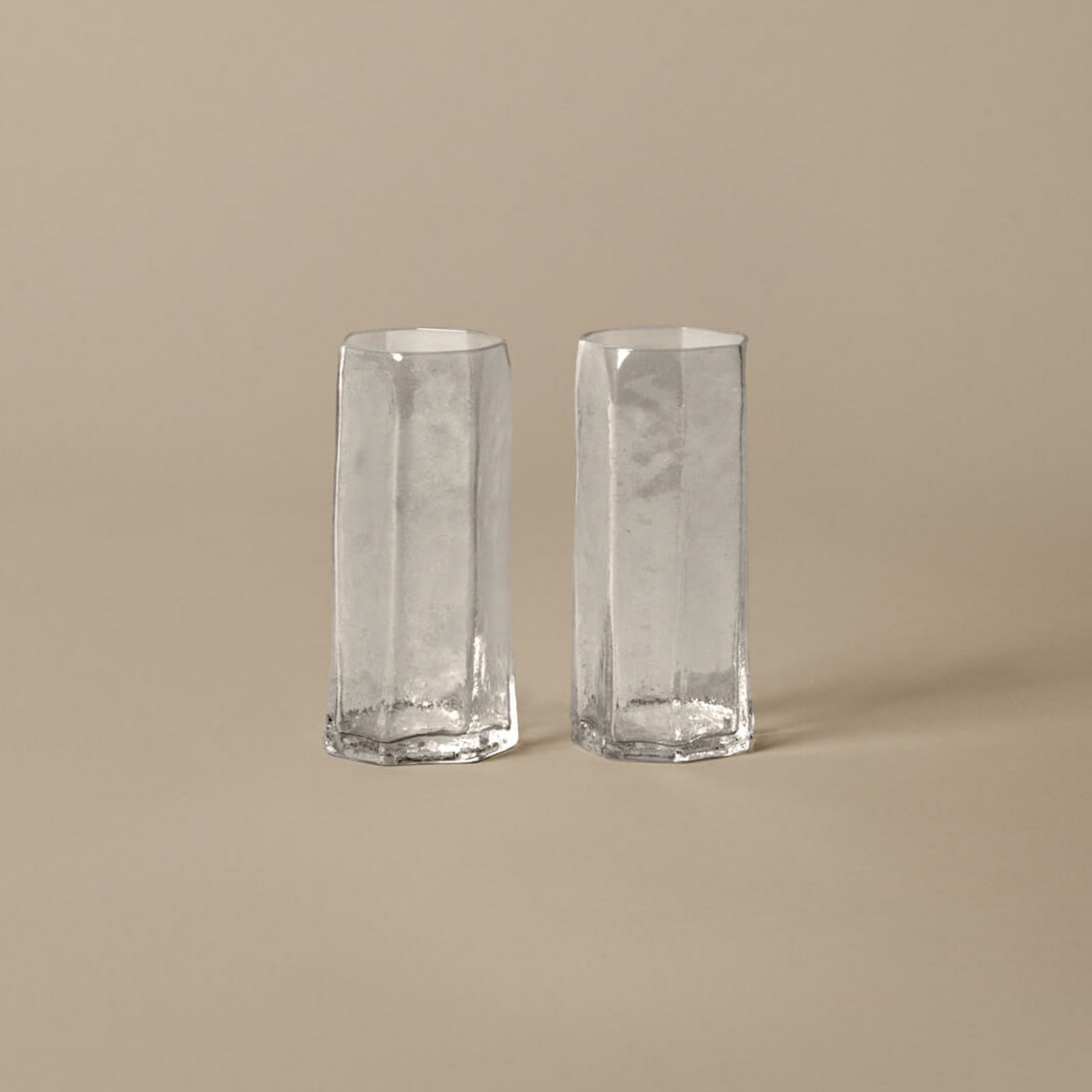 Kiru drinking glass, clear, 0.3 litres, glass, set of 2 - ferm LIVING