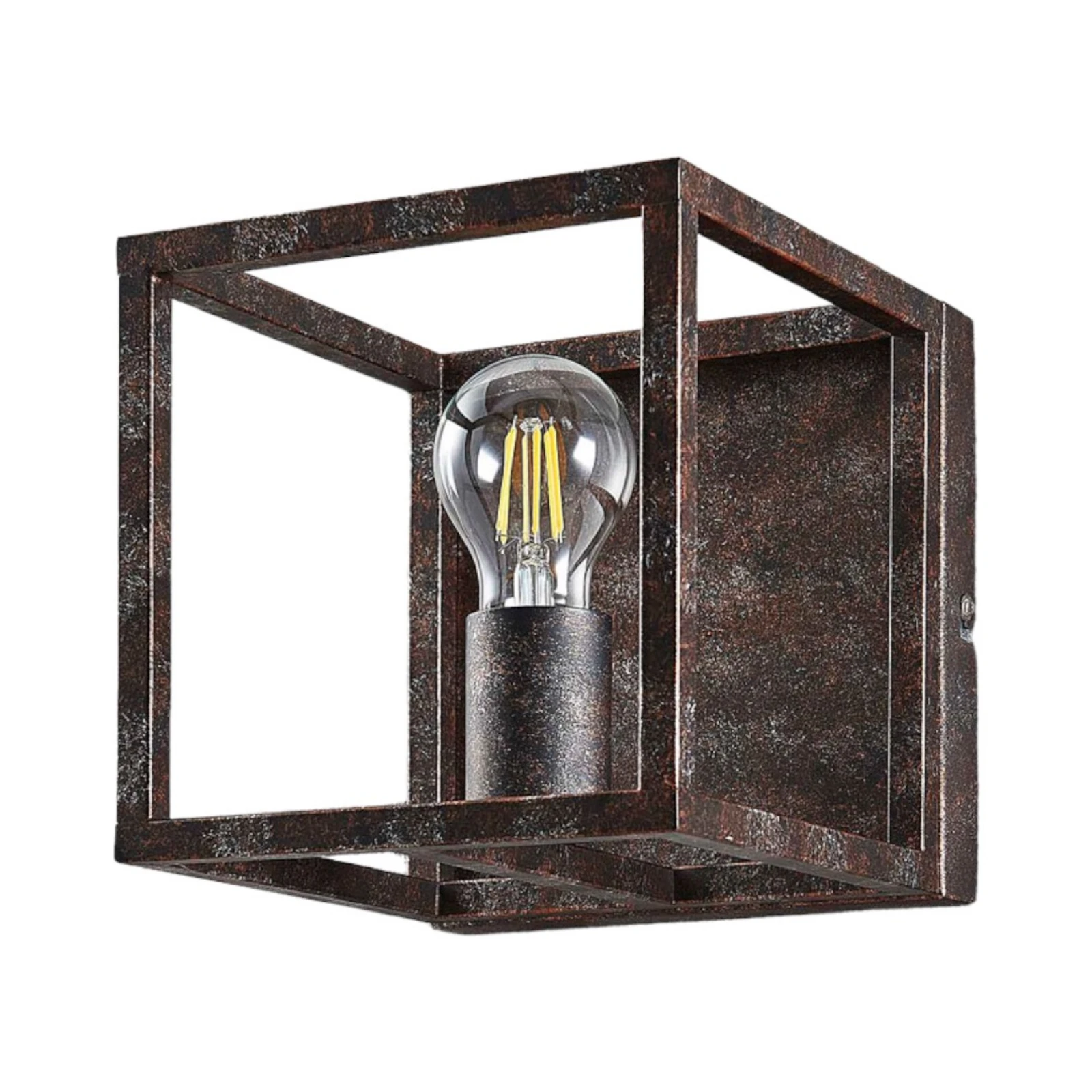 "Lindby" sieninis šviestuvas "Emin", plotis 18 cm, rūdžių spalvos, metalas