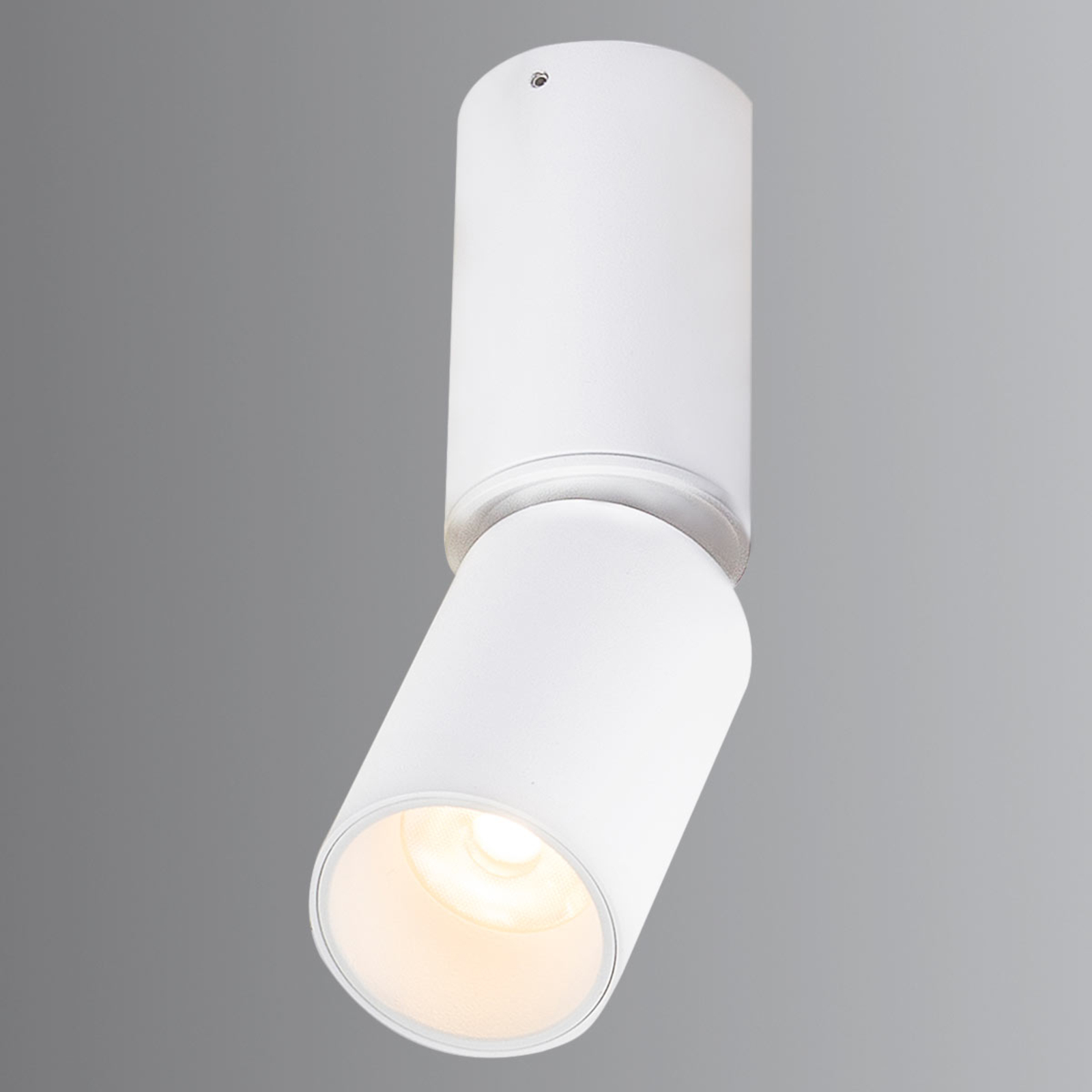 Globo Movable Luwin LED ceiling spotlight, aluminium, for Living / Dining Room, aluminium, 8 W, energy efficiency: A, H: 15.6 cm