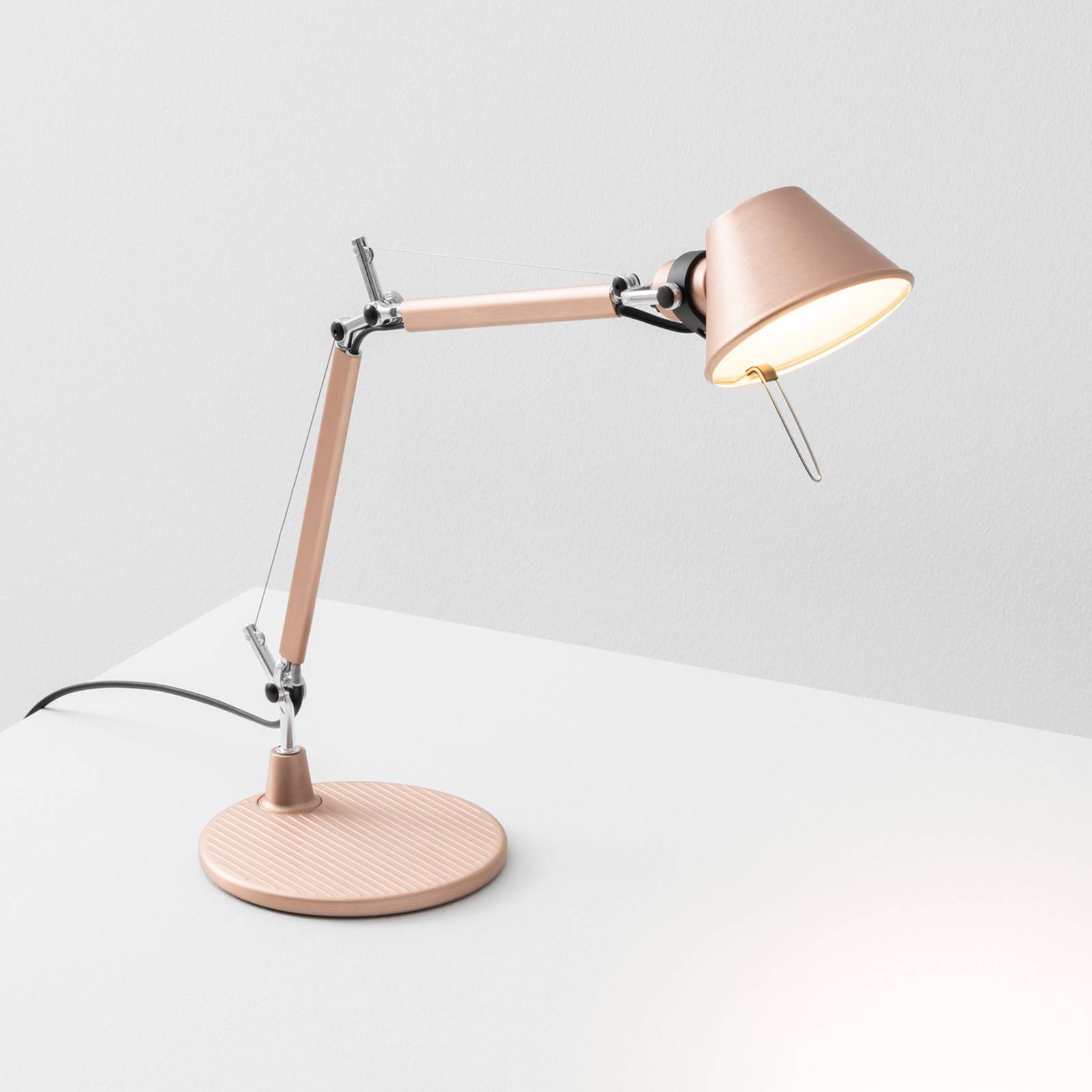 Artemide Tolomeo Micro lampe à poser cuivrée