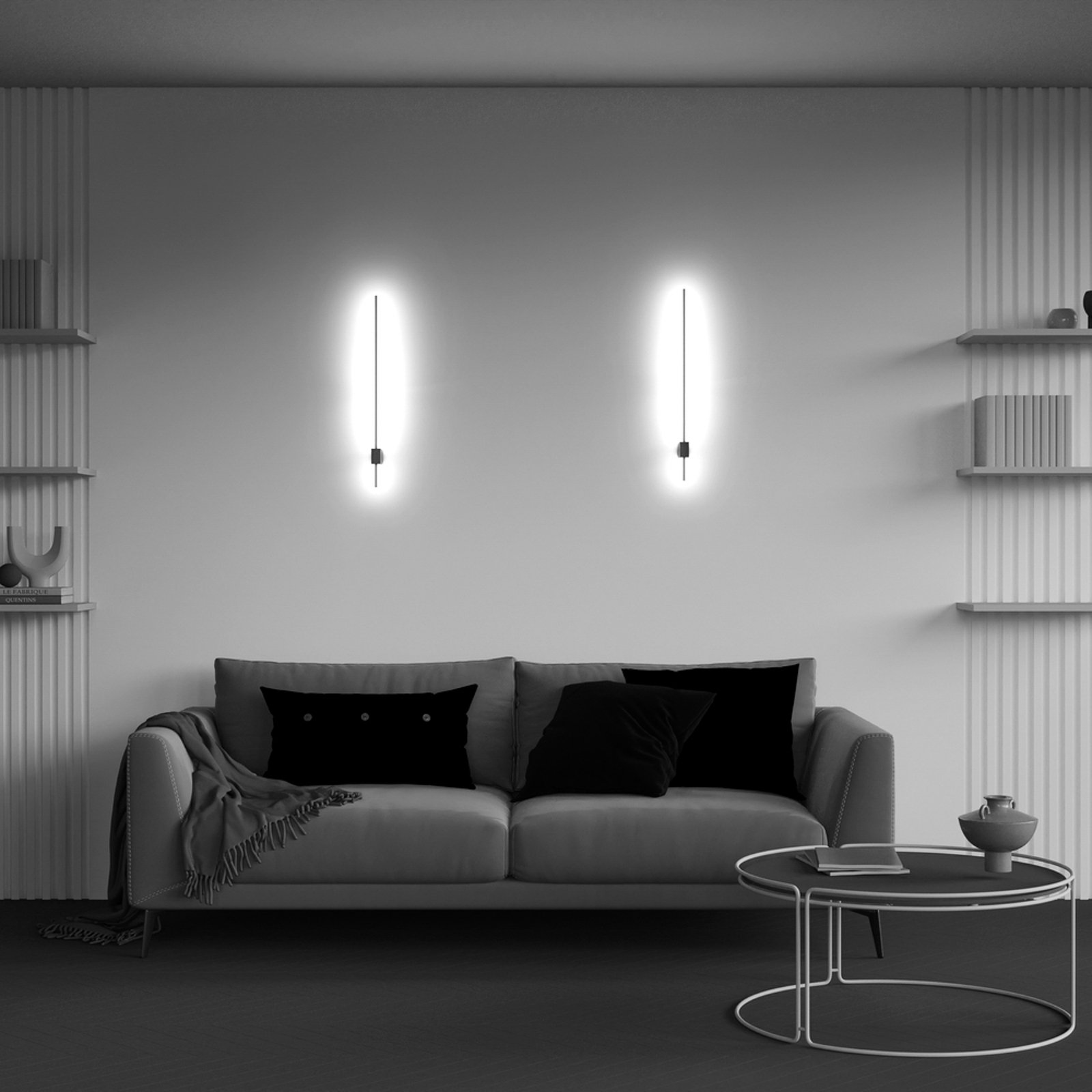 Applique murale LED Maytoni Pars, 6 W, noir/or, aluminium