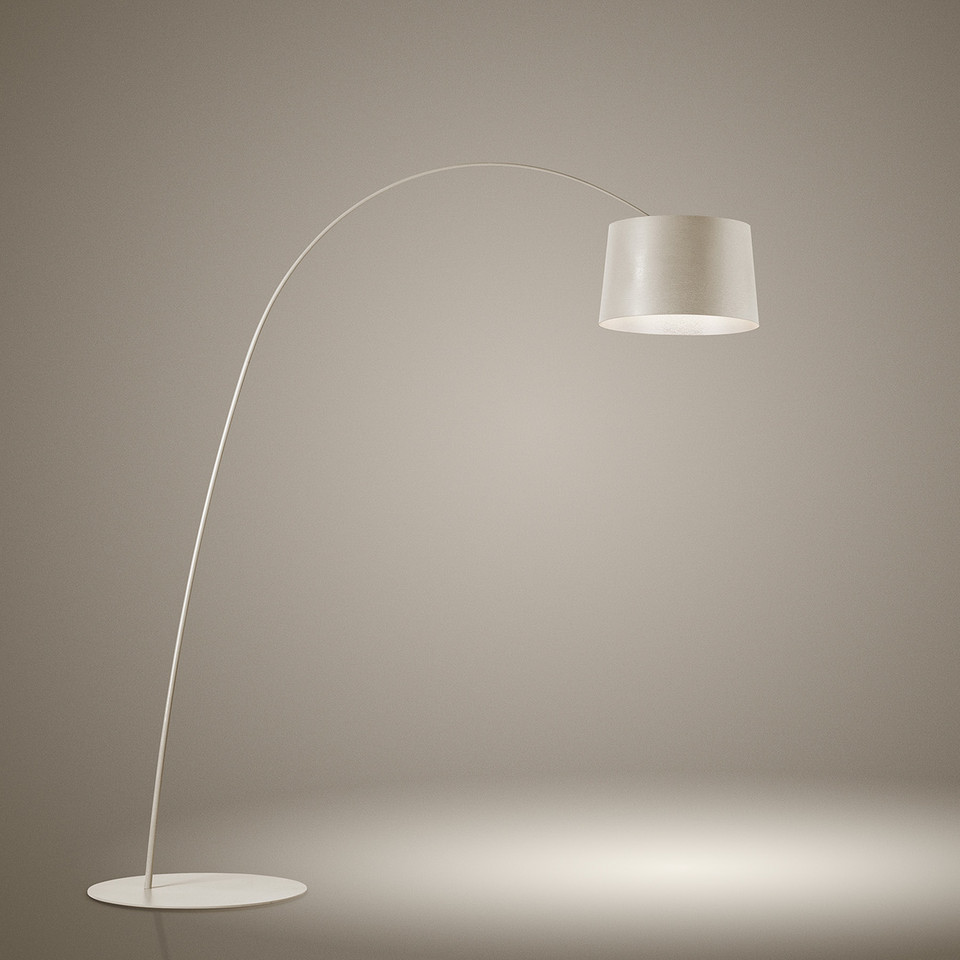 Foscarini Twice as Twiggy LED Golvlampa, grå från Foscarini