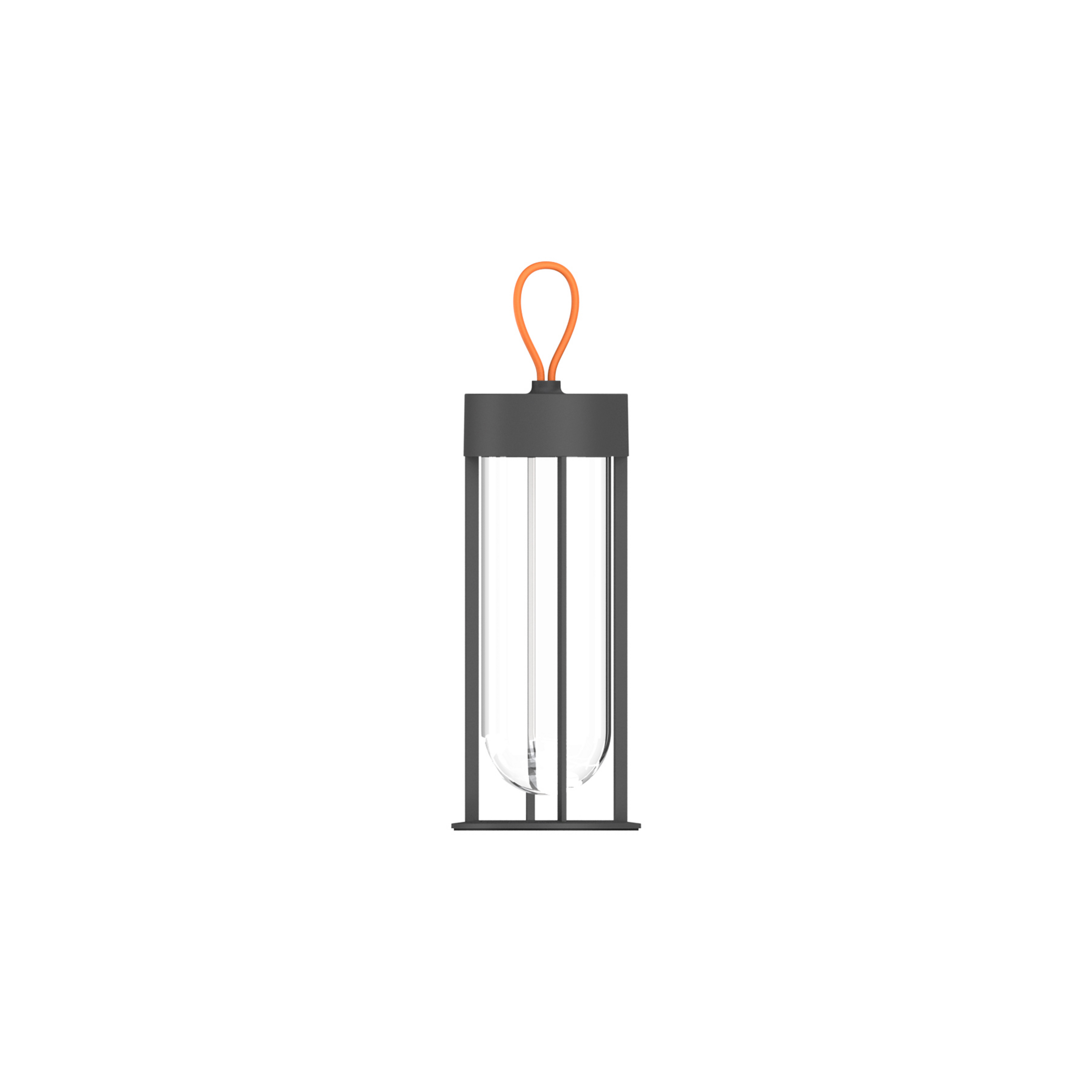 FLOS In Vitro Unplugged lampe LED grise 3 000 K