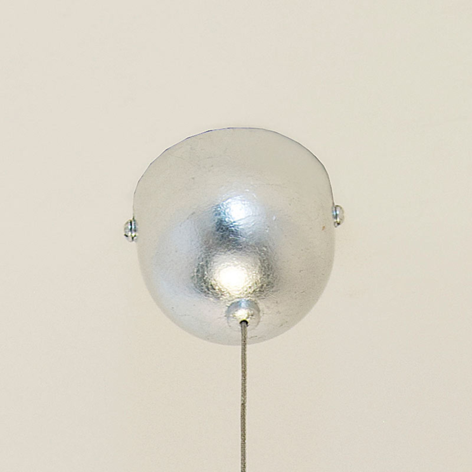 Lampa wisząca Lily Piccolo, srebrna