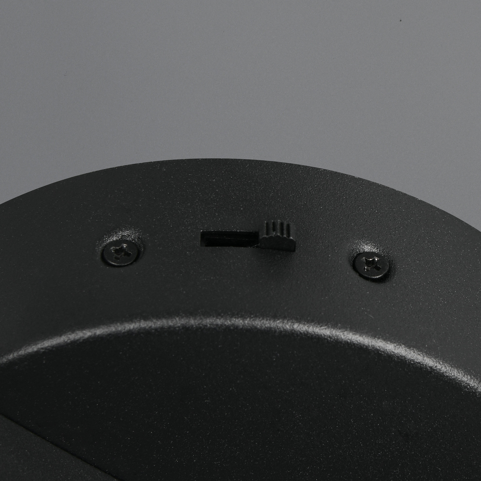 Plafoniera LED Napoli, nero opaco, lunghezza 70 cm, metallo