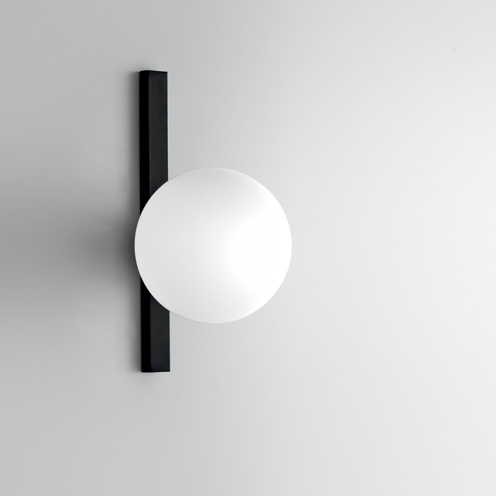 Luce Ambiente Design Aplică de perete Enoire înălțime 28 cm negru metal/sticlă cu 1 bec - Camera de zi / sufragerie - Modern - negru alb