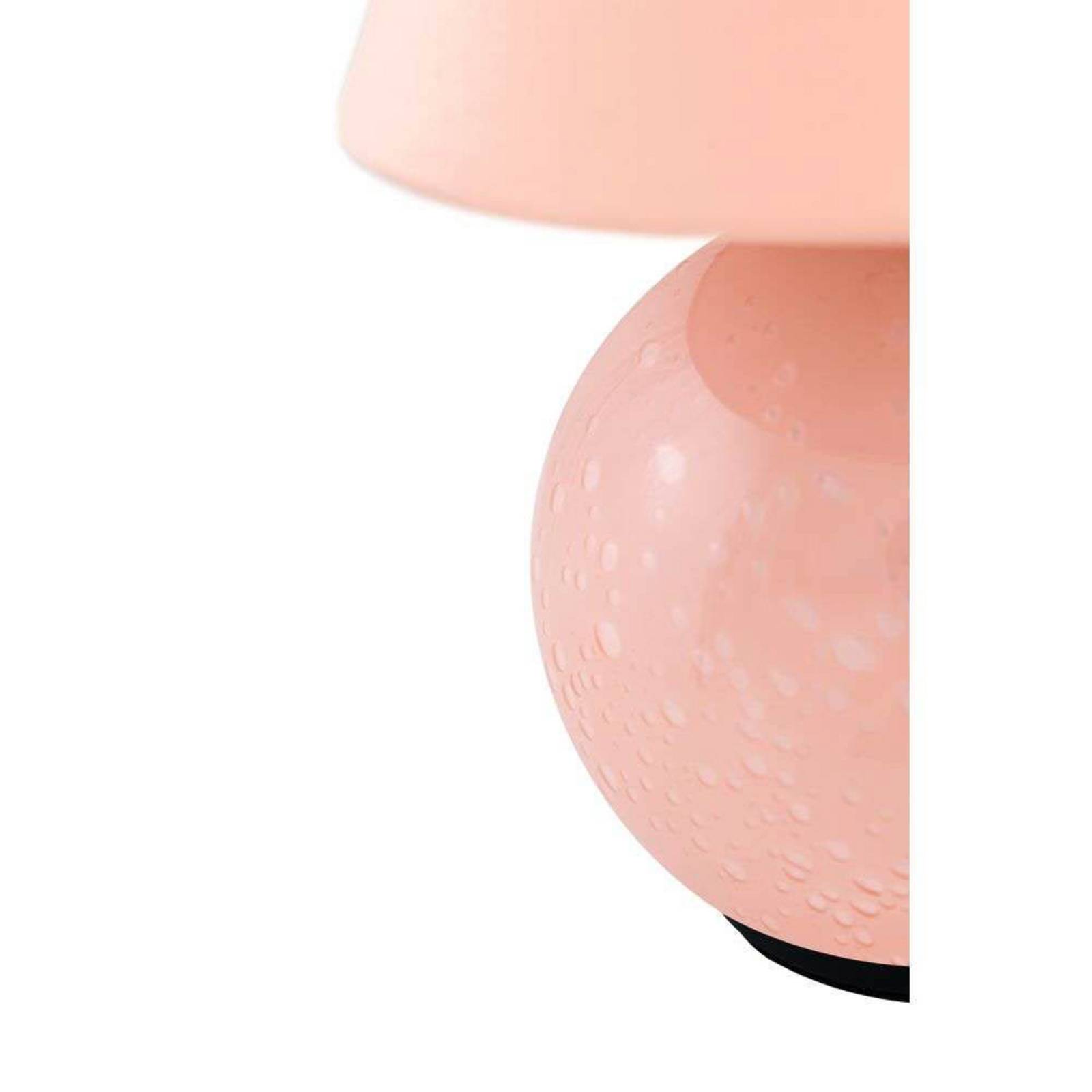  Globen Lighting Globen Lighting Akku-tischleuchte Iris, Rosé, Höhe 23 Cm 