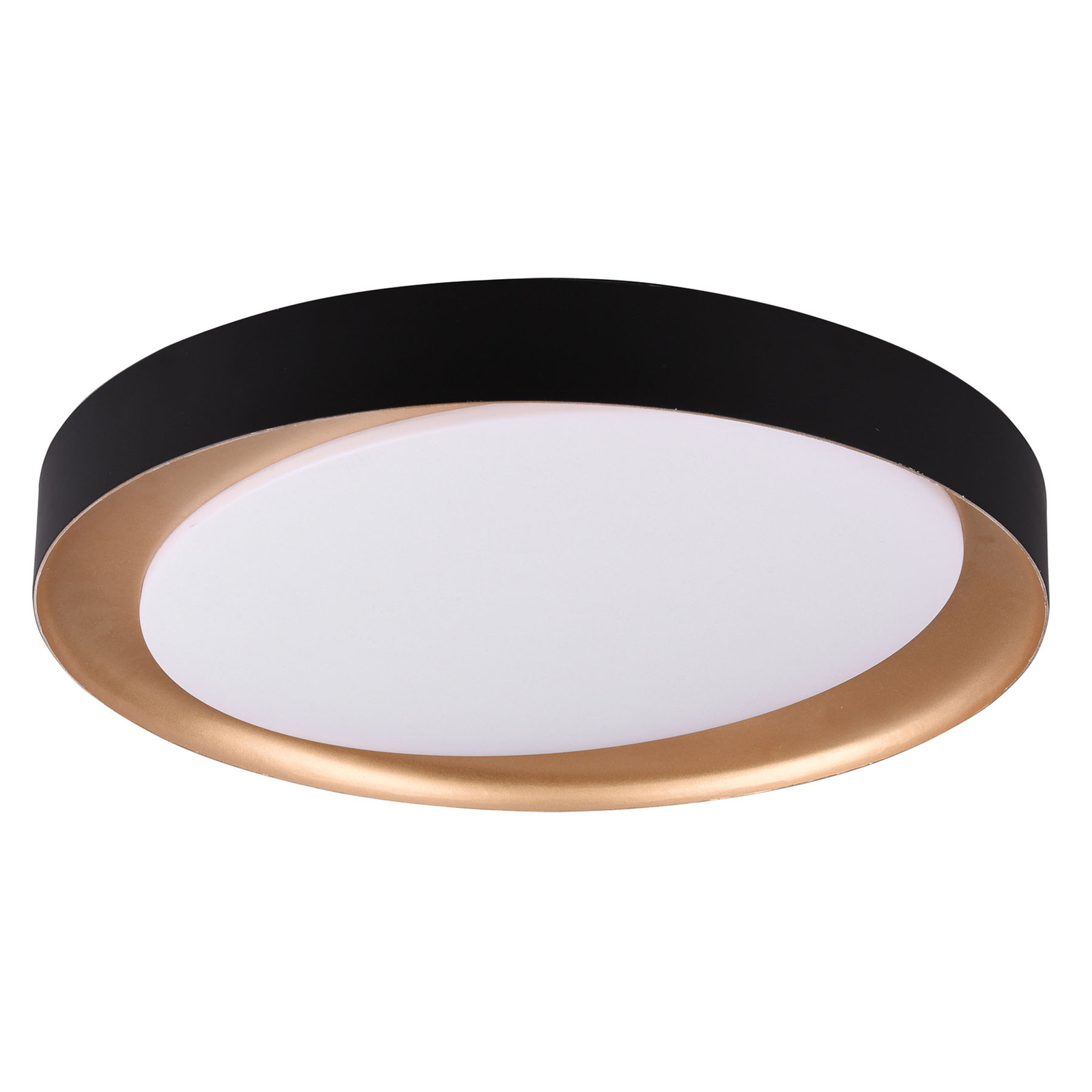 LED-Deckenleuchte Zeta tunable white, schwarz/gold