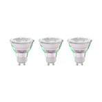 Arcchio LED bulb GU10 2.5W 2700K 450lm glass set of 3