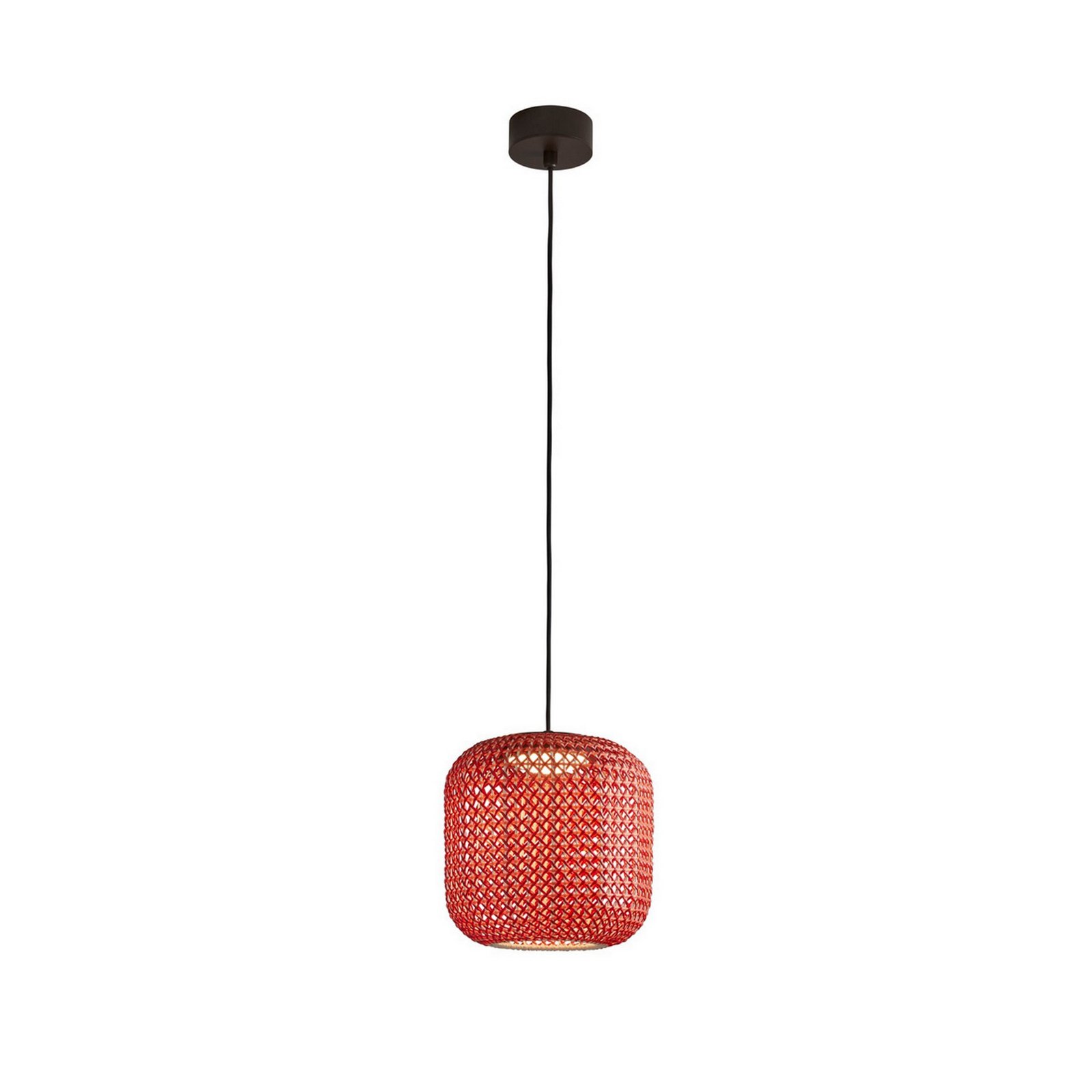Bover Nans S/31 LED outdoor hanging light, red